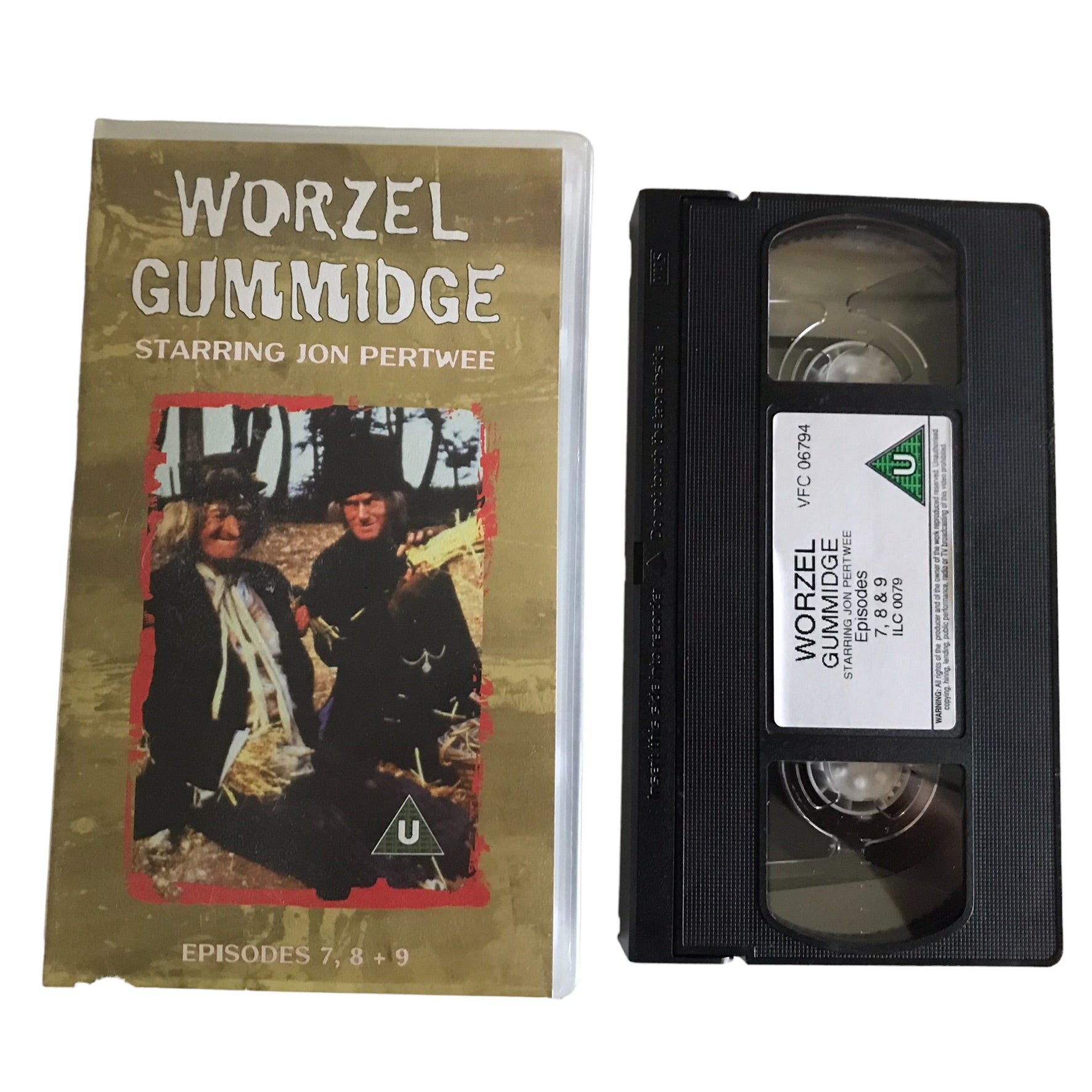 Worzel Gummidge - Jon Pertwee - Jon Pertwee - ilc Primetime - Kids - Pal - VHS-