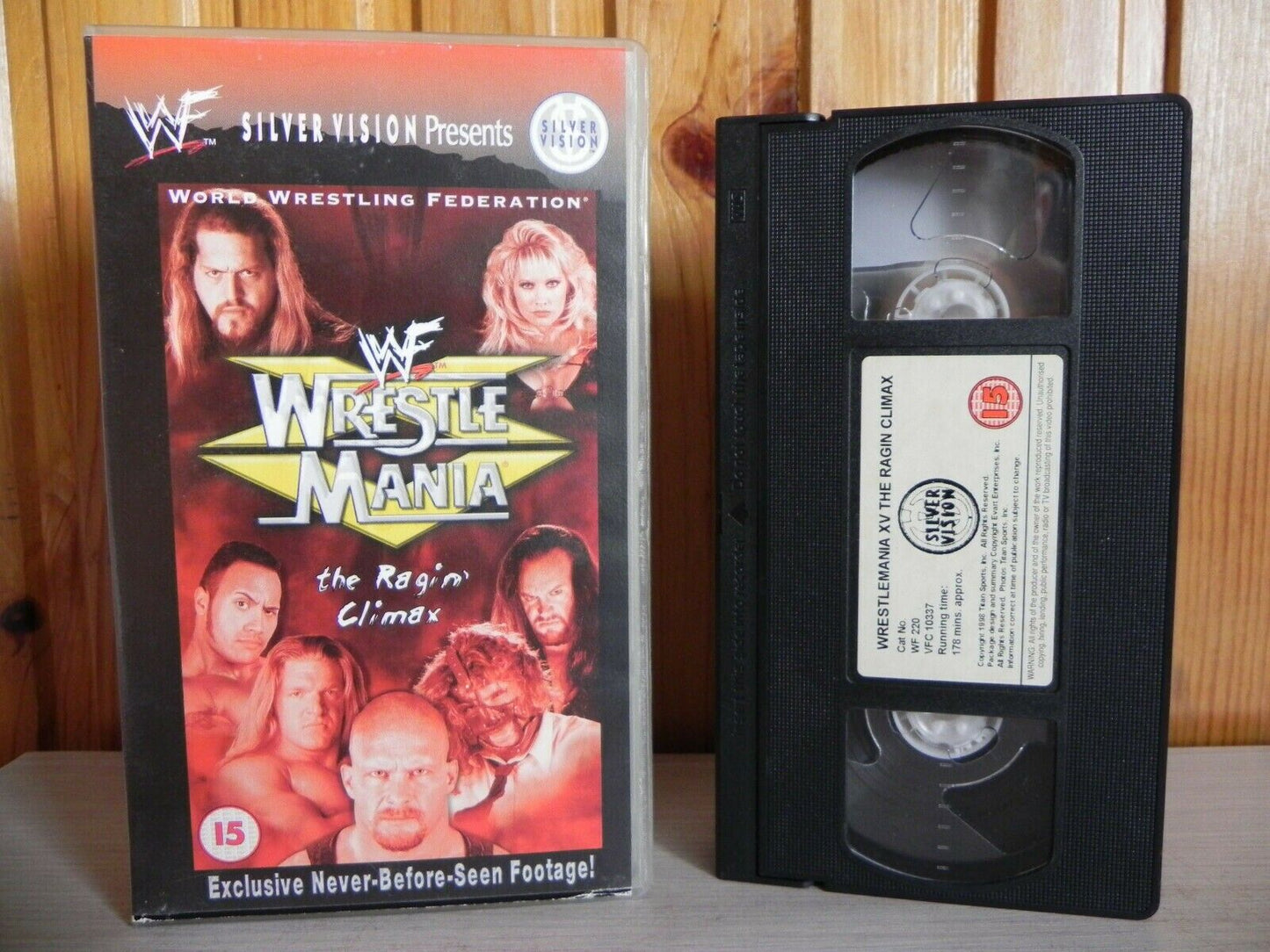 WrestleMania - The Ragin' Climax - The Rock VS Stone Cold - Sable VS Tori - VHS-