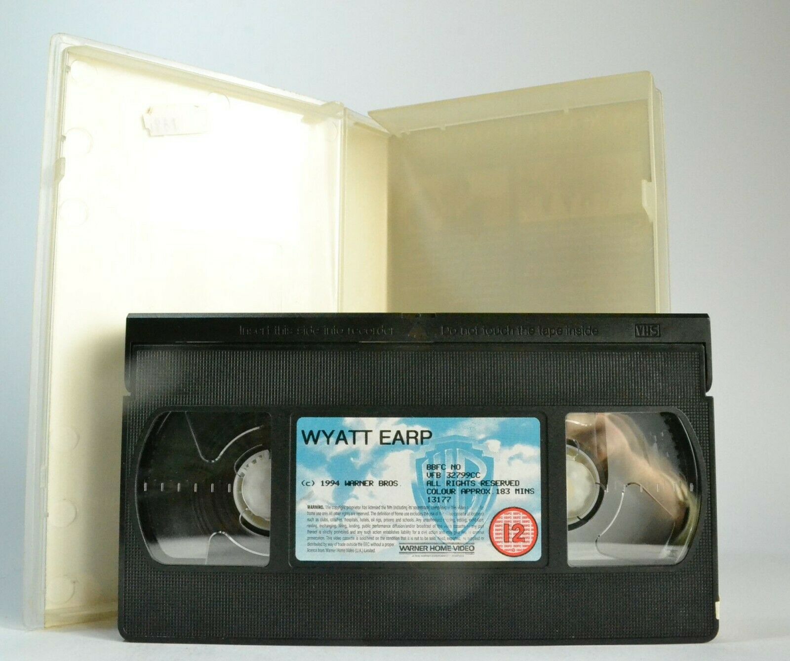 Wyatt Earp (1994): Biographical Western - Kevin Costner / Gene Hackman - Pal VHS-