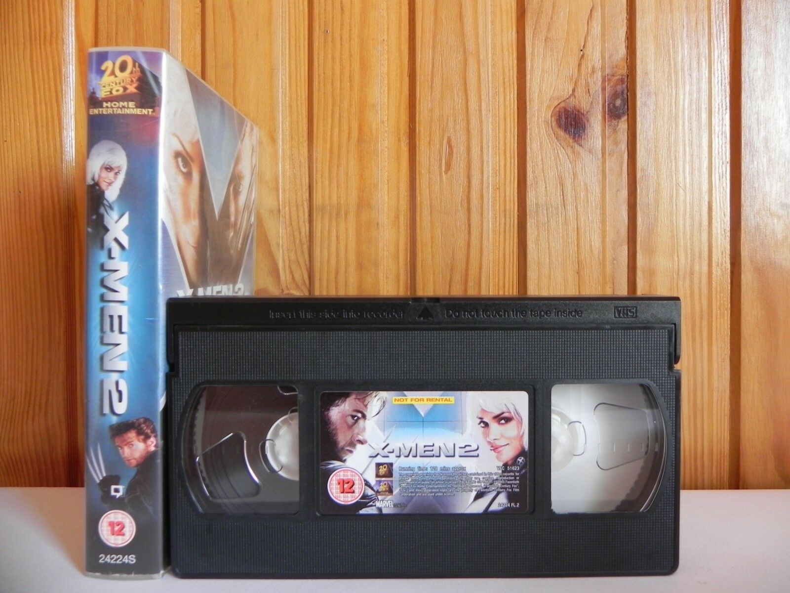 X-Men 2 - 20th Century Fox - Action - Patrick Stewart - Hugh Jackman - Pal VHS-