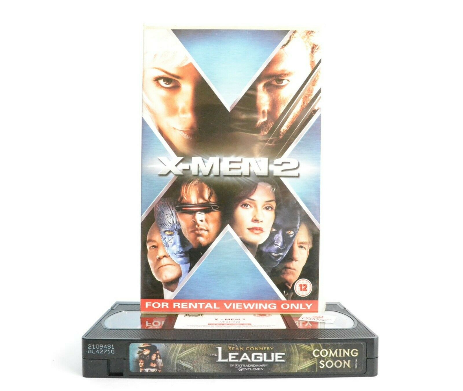 X-Men 2: Superhero Action - Large Box [Rental] - H.Jackman / H.Berry - Pal VHS-