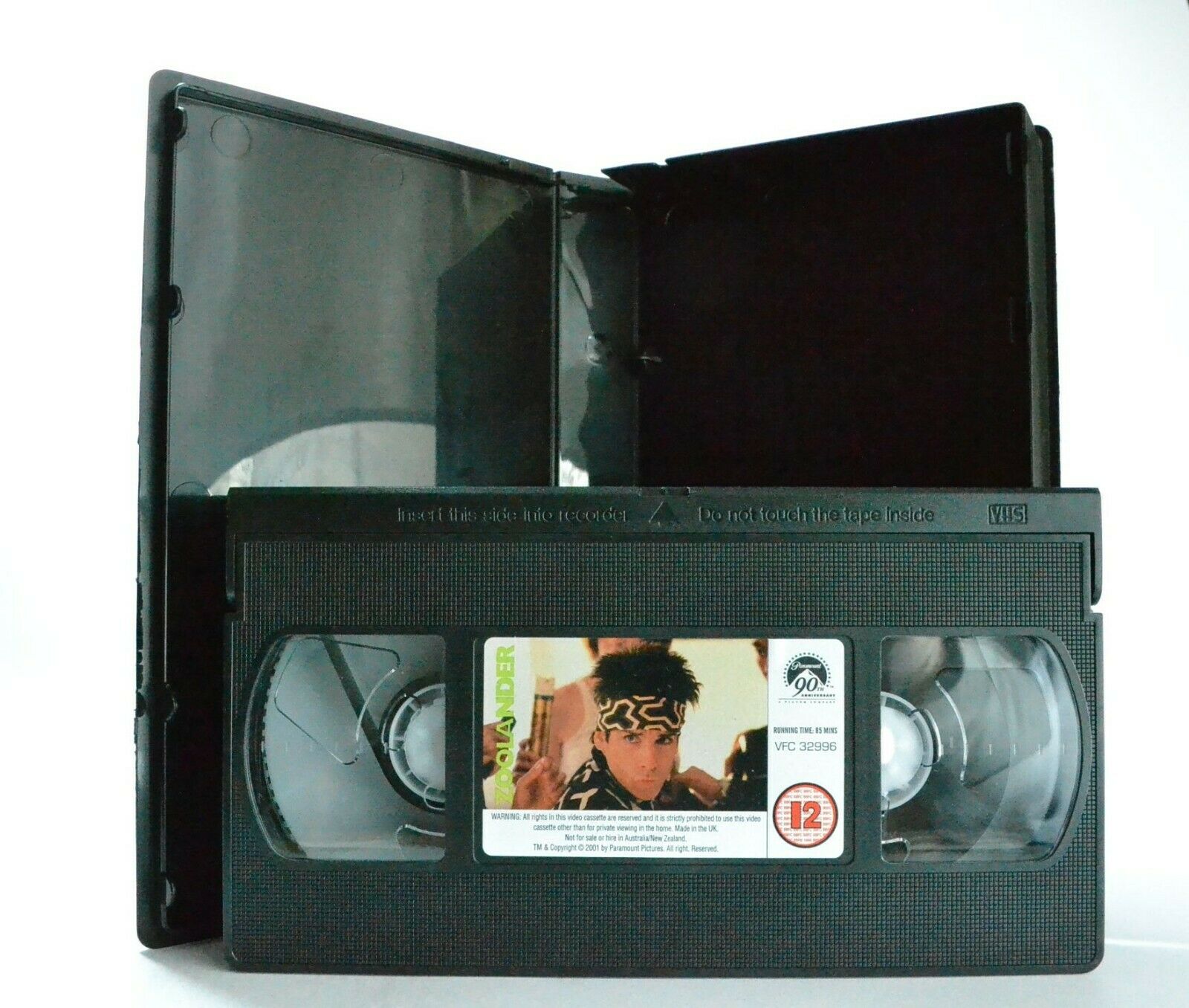 Zoolander: Film By Ben Stiller - Fashion Comedy - O.Wilson/W.Ferrell - Pal VHS-