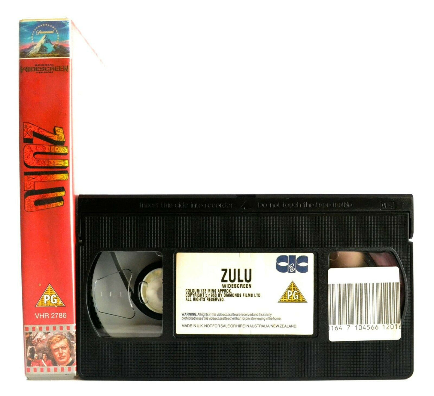 Zulu: British Epic War Film (1964) - Widescreen - Based On True Story - Pal VHS-