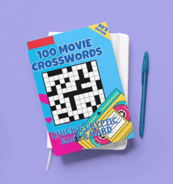 90s Movie Crossword Puzzle Book-