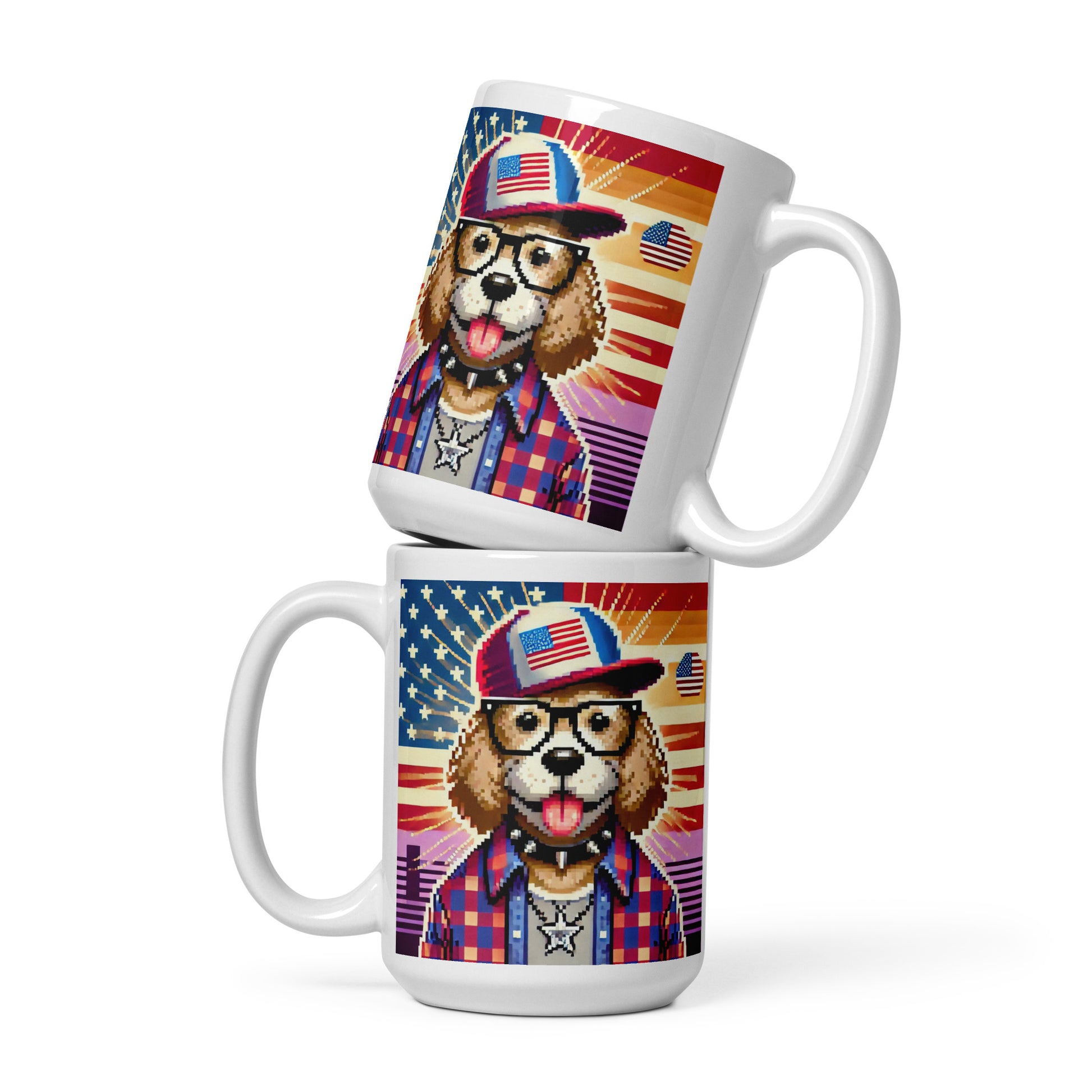 RIZZDOG - USA - White glossy mug-