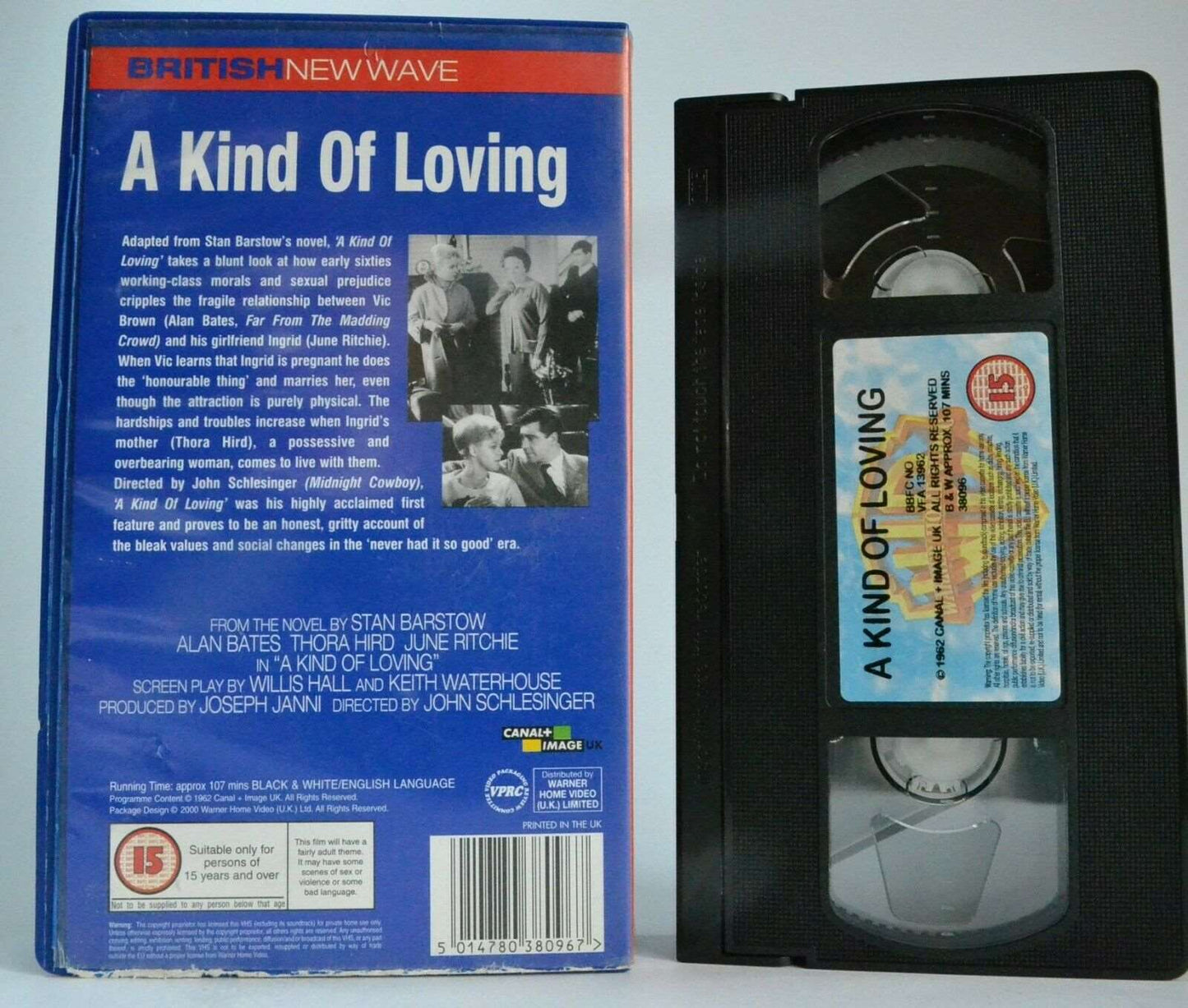 A Kind Of Loving (1962); [Stan Barstow] Drama - Alan Bates/Thora Hird - Pal VHS-