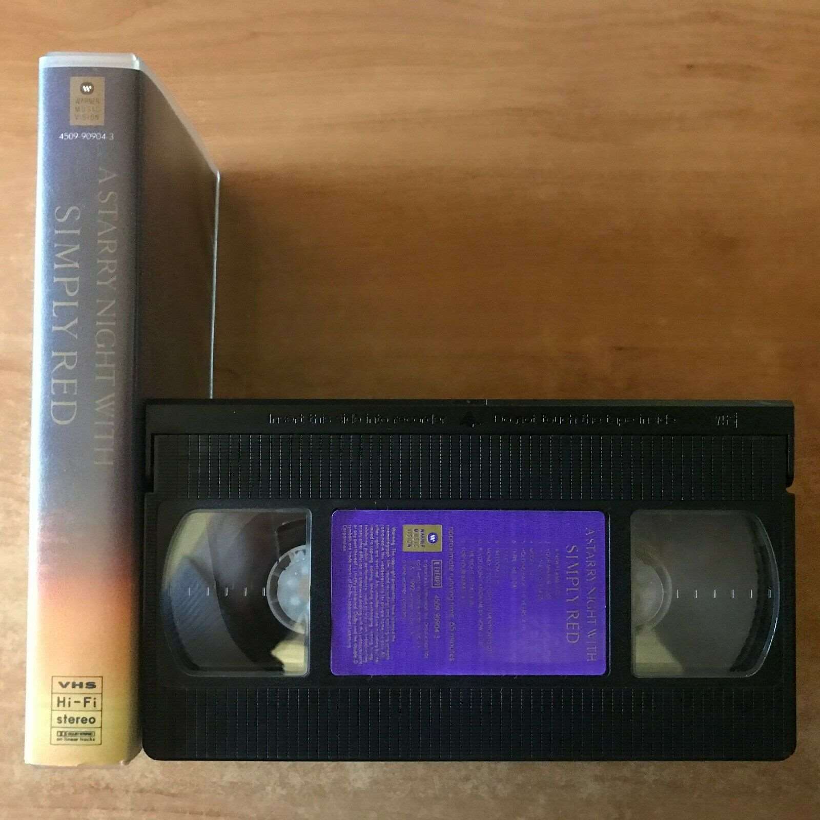 A Starry Night With Simply Red - Live Performance - (1992) Hamburg - Pal VHS-