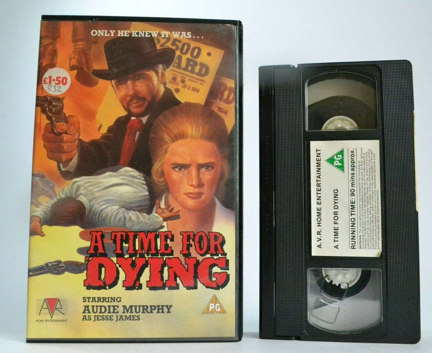 A Time For Dying (A.V.R.) - (1969) Western -<Jesse James>- Large Box - Pal VHS-