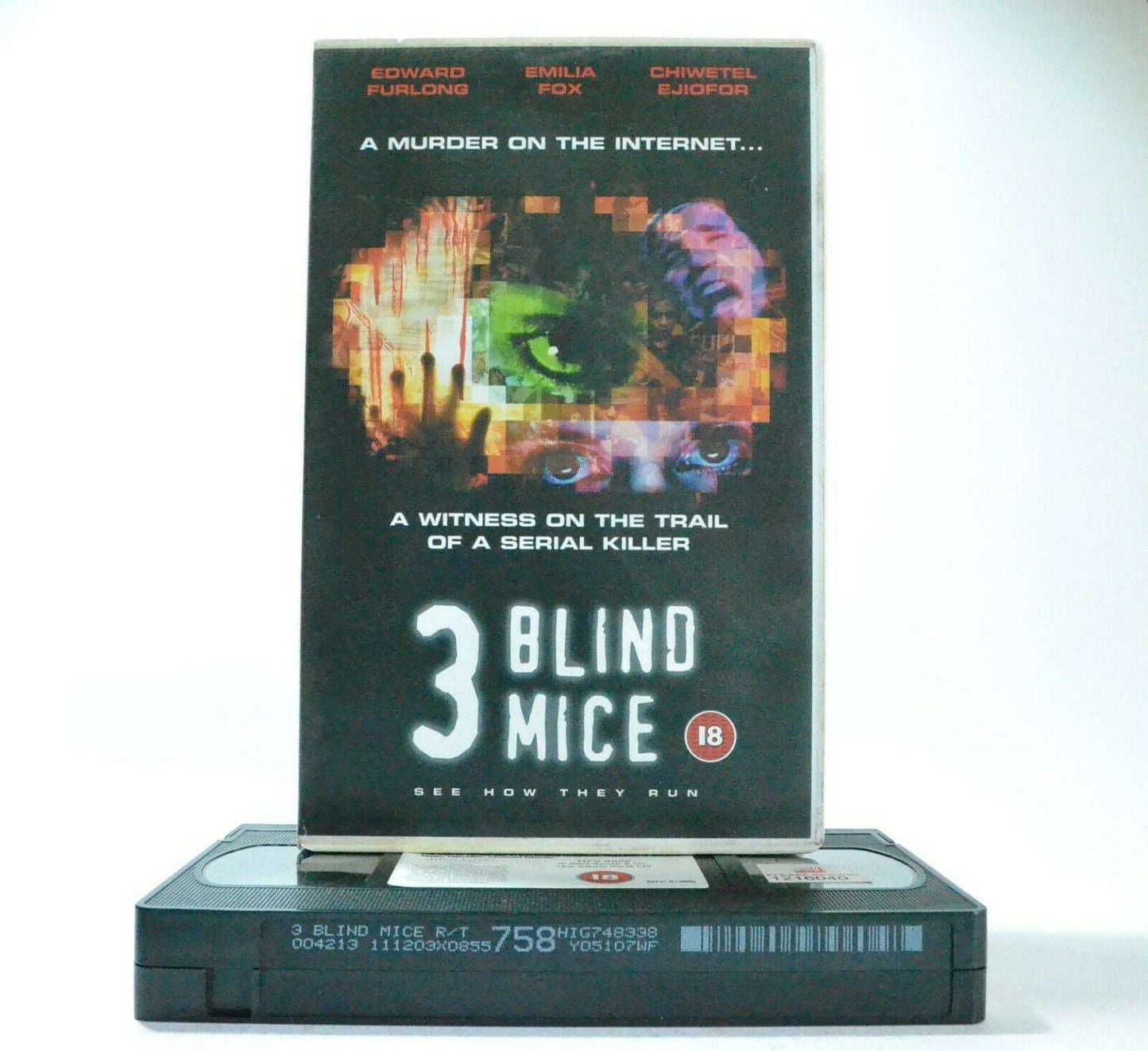 3 Blind Mice: British/French Crime; Slow Burner - Ex-Rental (E.Furlong) Pal VHS-