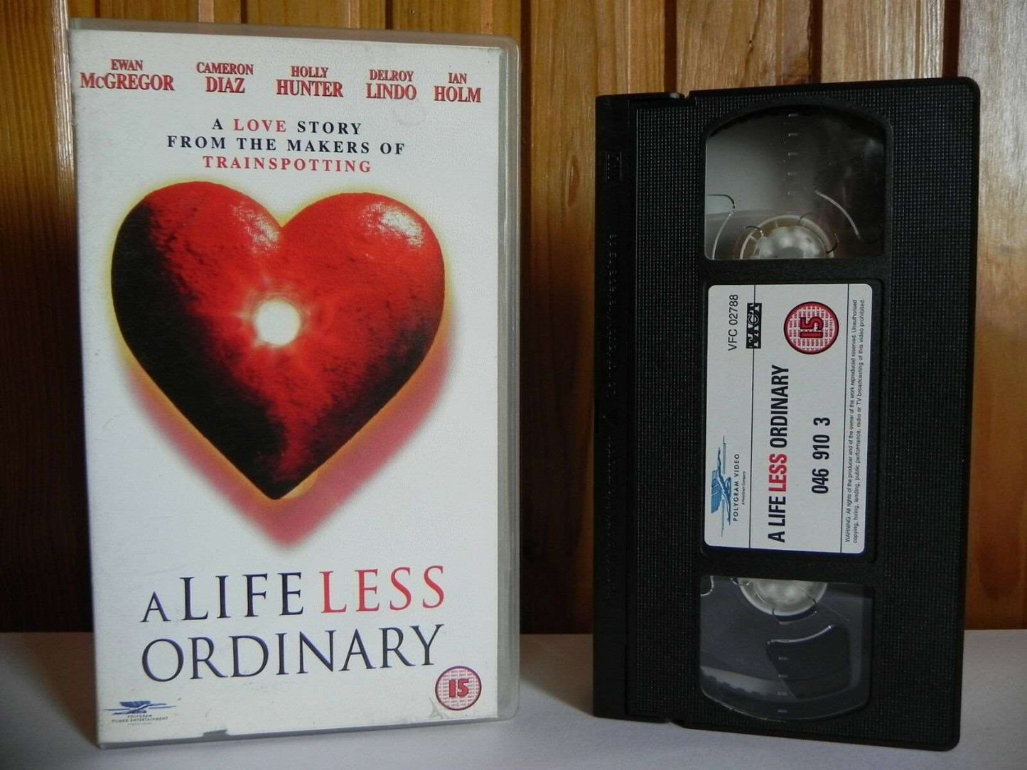 A Life Less Ordinary - PolyGram - Romance - Ewan McGregor - Cameron Diaz - VHS-