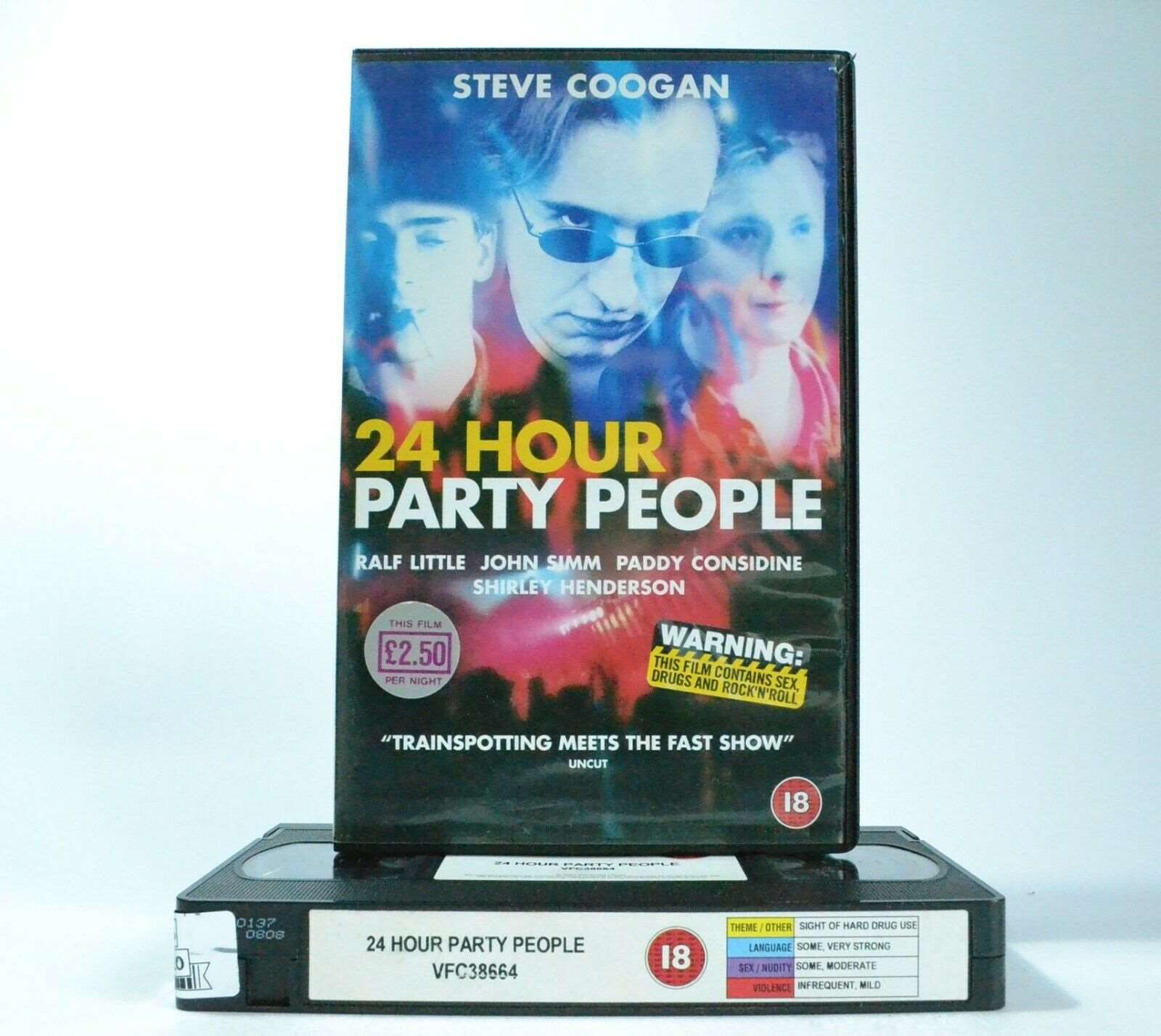 24 Hour Party People: Cult Music Film - Large Box - S.Coogan/S.Henderson - VHS-