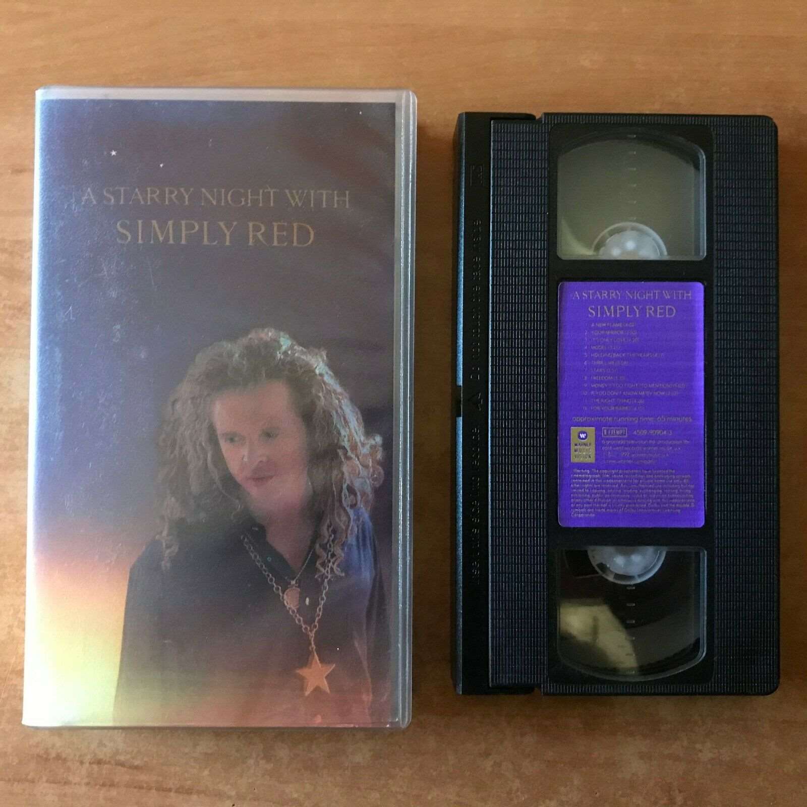 A Starry Night With Simply Red - Live Performance - (1992) Hamburg - Pal VHS-