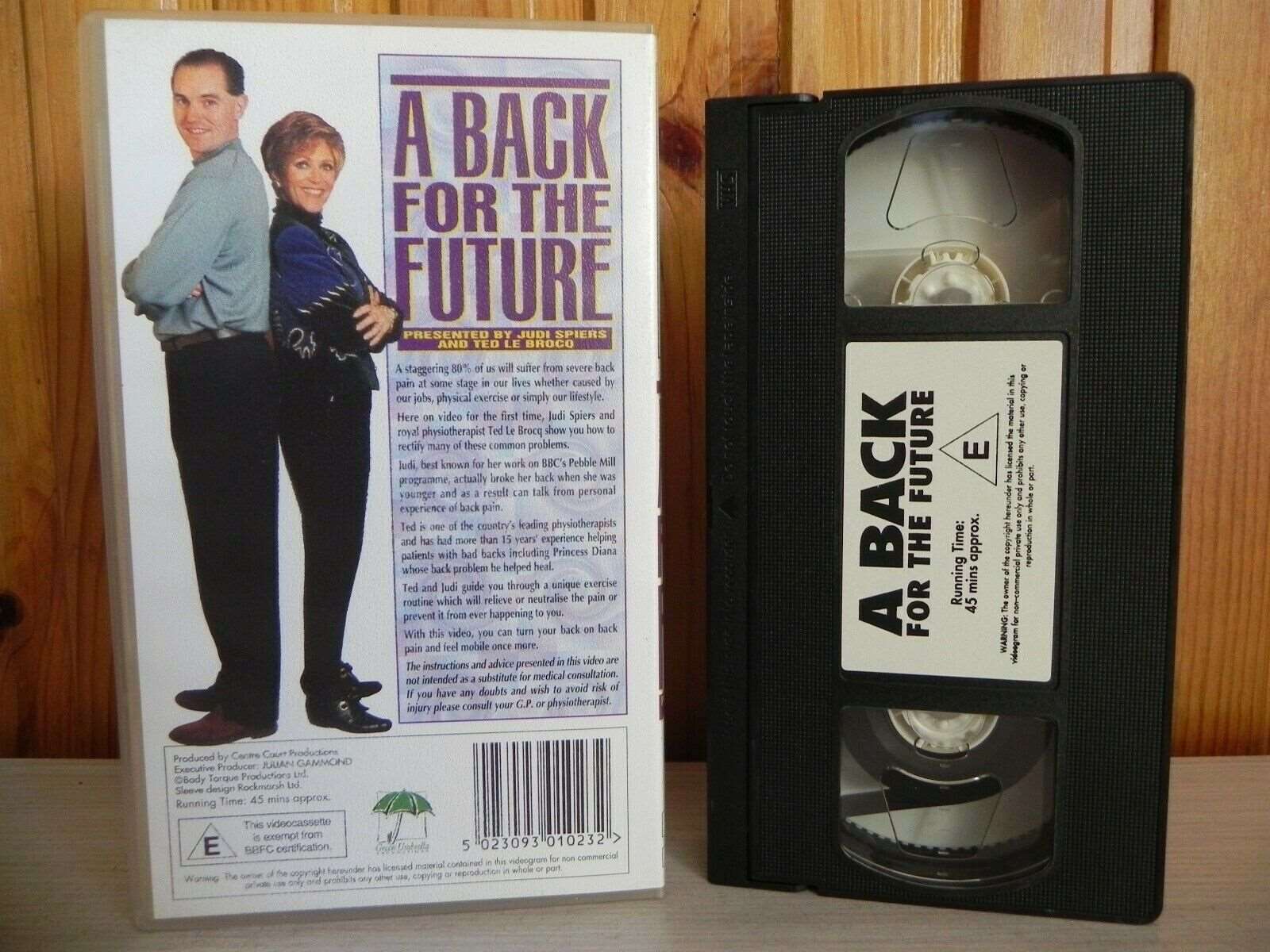 A Back For The Future – The Natural Approach To Back Pain – Pal VHS-