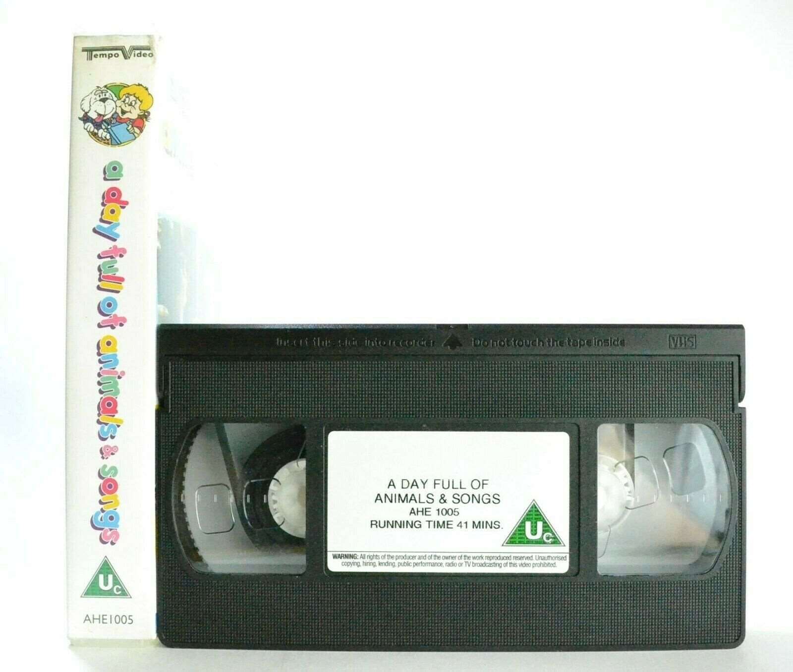 A Day Full Of Animals And Songs - Singalong - Educational - Children's -  Pal VHS 5012106910058 – Golden Class Movies LTD