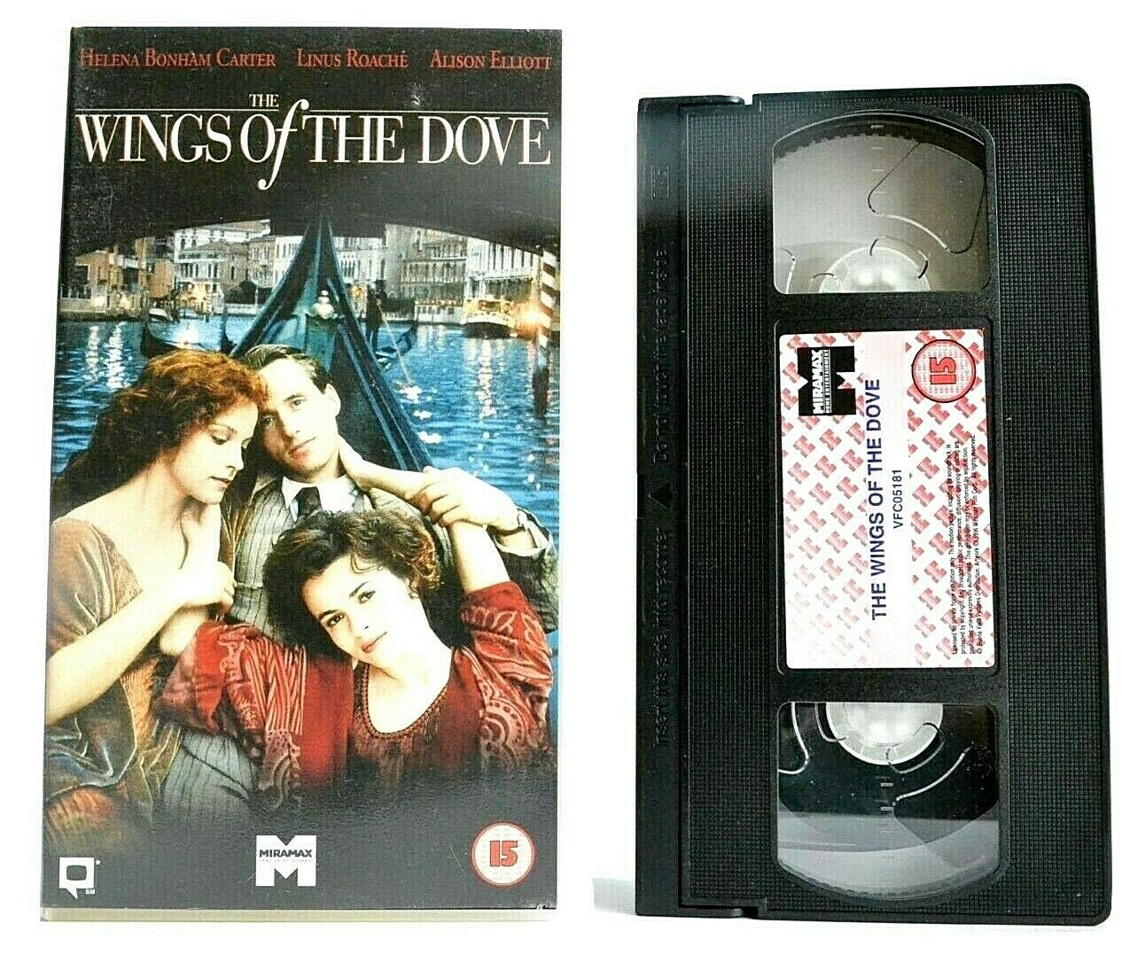 The Wings Of The Dove: Henry James - Romantic Drama - Helena Bonham Carter - VHS-