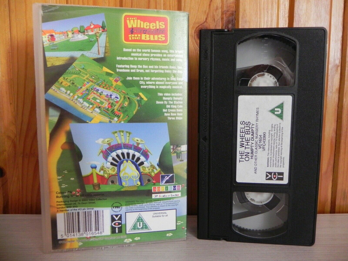 The Wheels On The Bus: Humpty Dumpty - Educational - Sing Along Songs - Pal VHS-