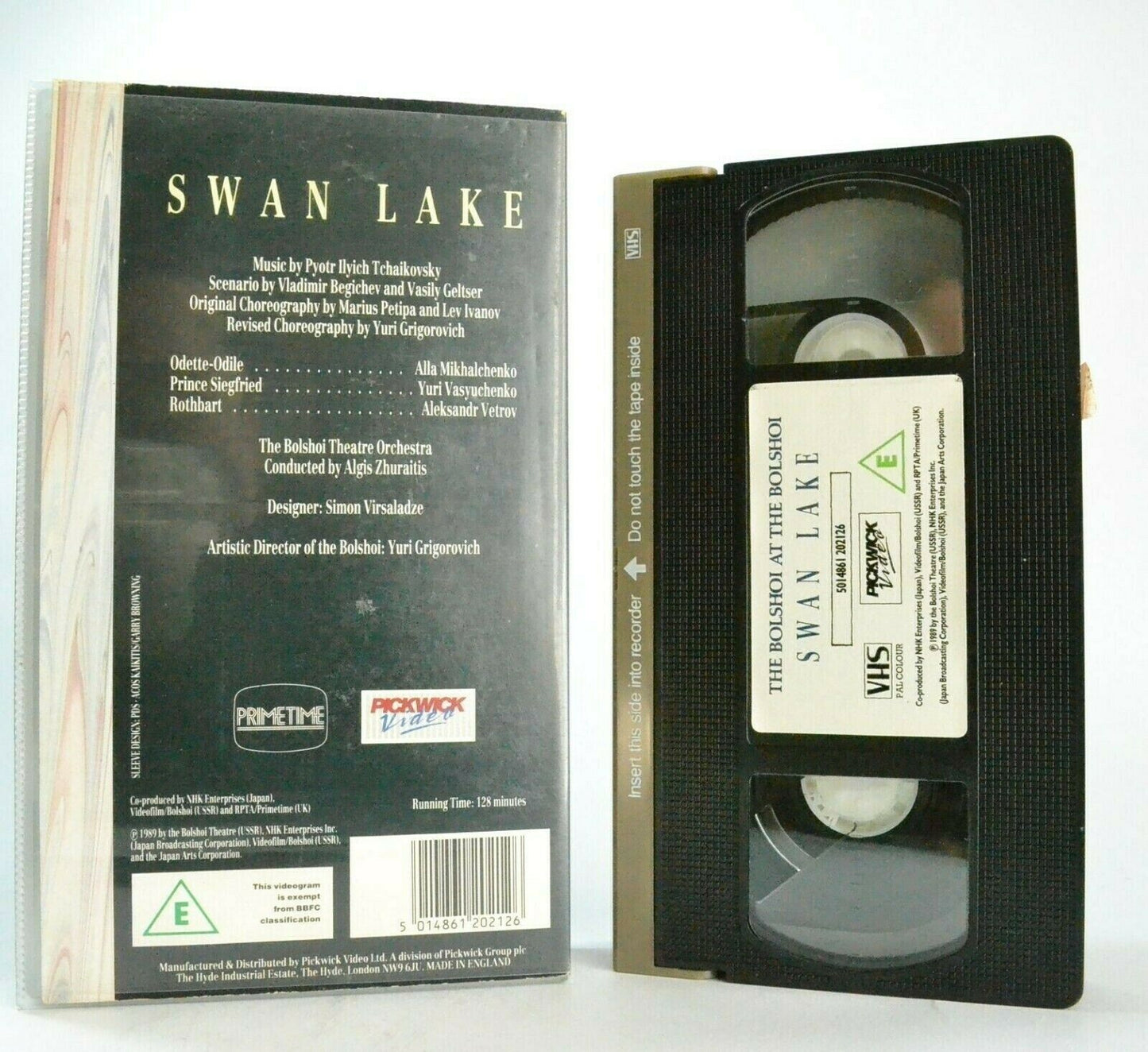 Swan Lake: By Pyotr Tchaikovsky - Bolshoi Theatre Orchestra - Music - Pal VHS-