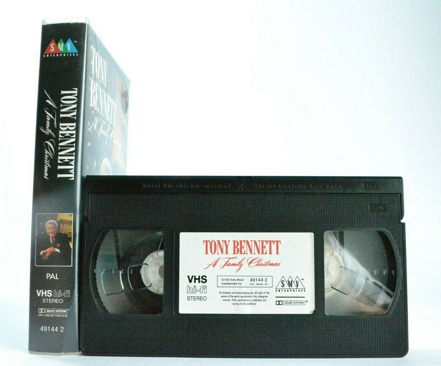 Tony Bennett: A Family Christmas - Ralph Sharon Trio - Manhattan Transfer - VHS-