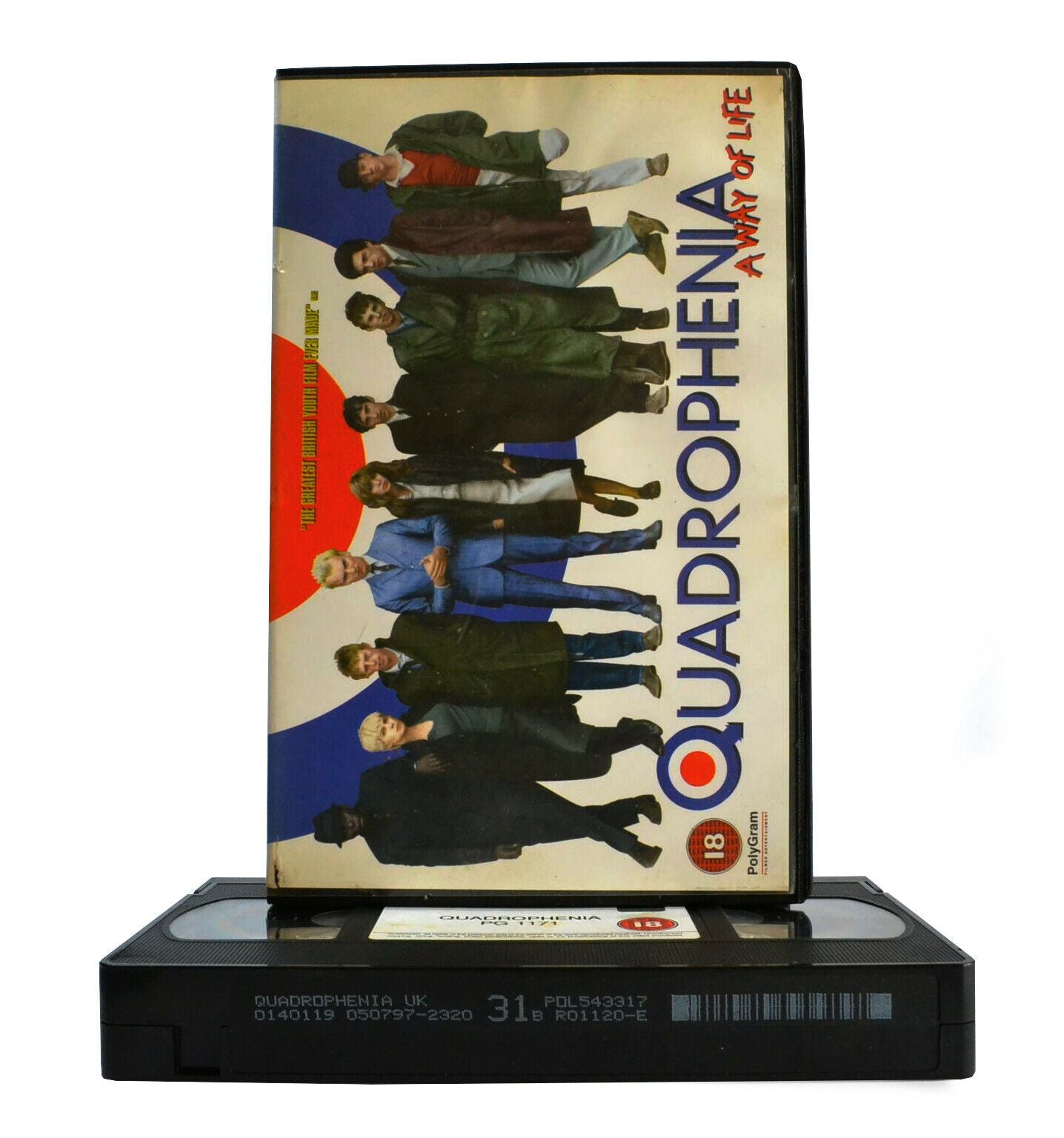 Quadrophenia: Greatest British Youth Film (1979)- Large Box - Mods Gang - VHS-