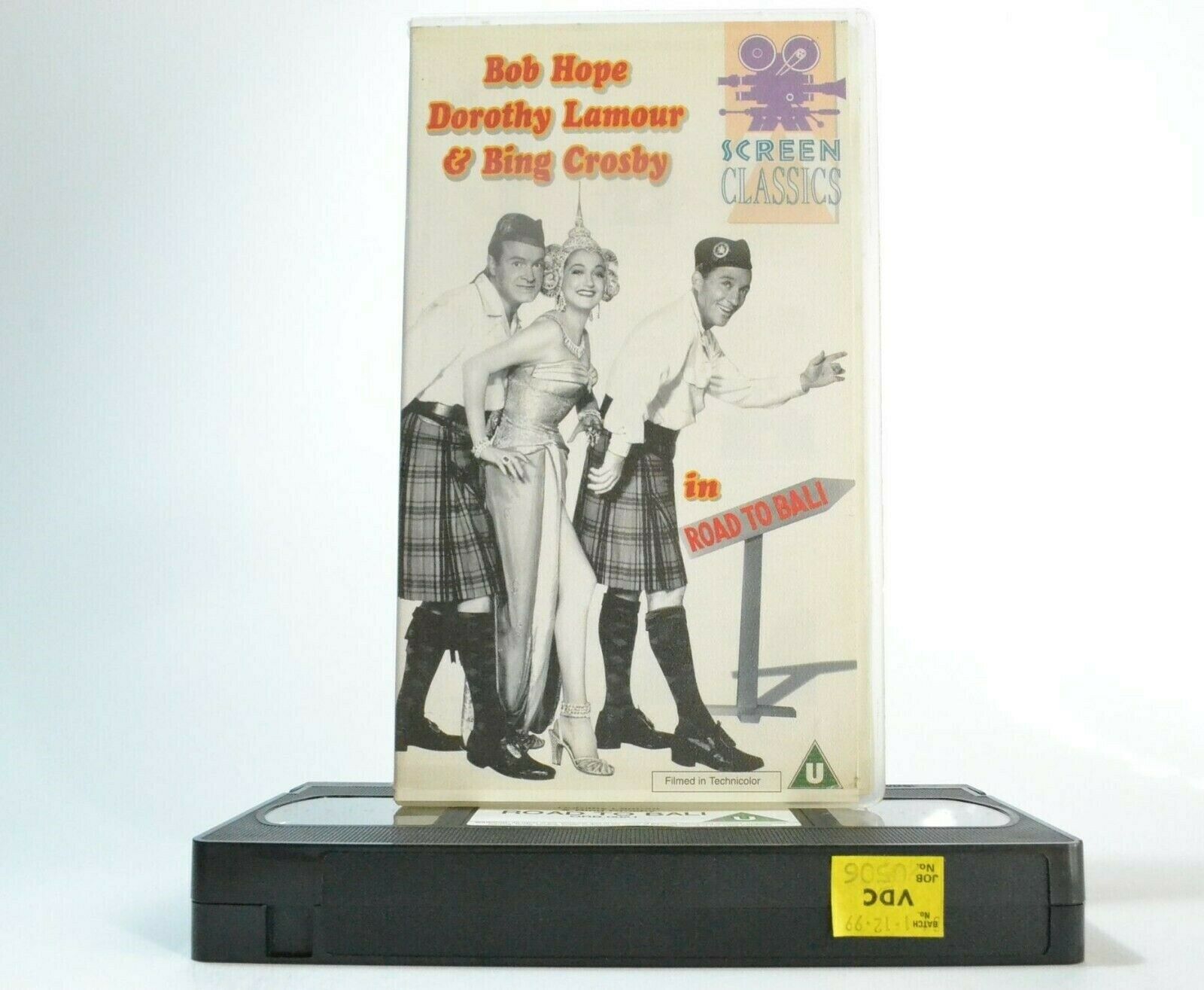 Road To Bali (1952) - Comedy - Bing Crosby - Bob Hope - Dorothy Lamour - Pal VHS-