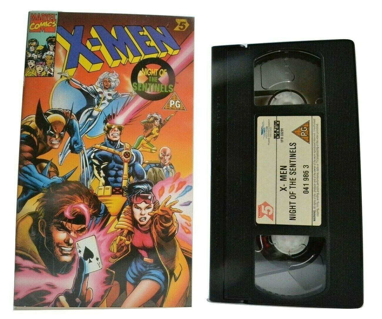 X-Men: Night Of The Sentinels - Animated - Action Adventures - Children's - VHS-