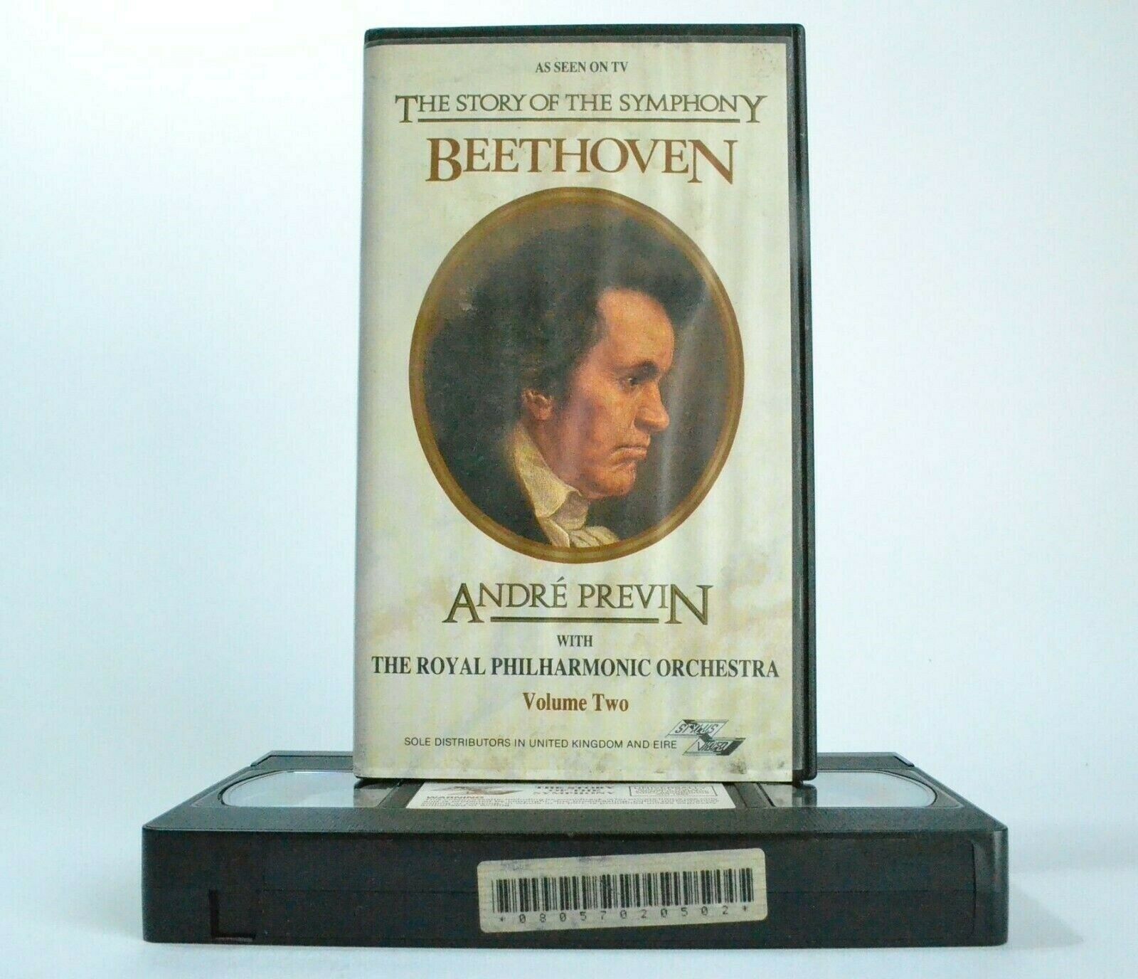 Beethoven: The Story Of The Symphony - Andre Previn - Classical Music - Pal VHS-