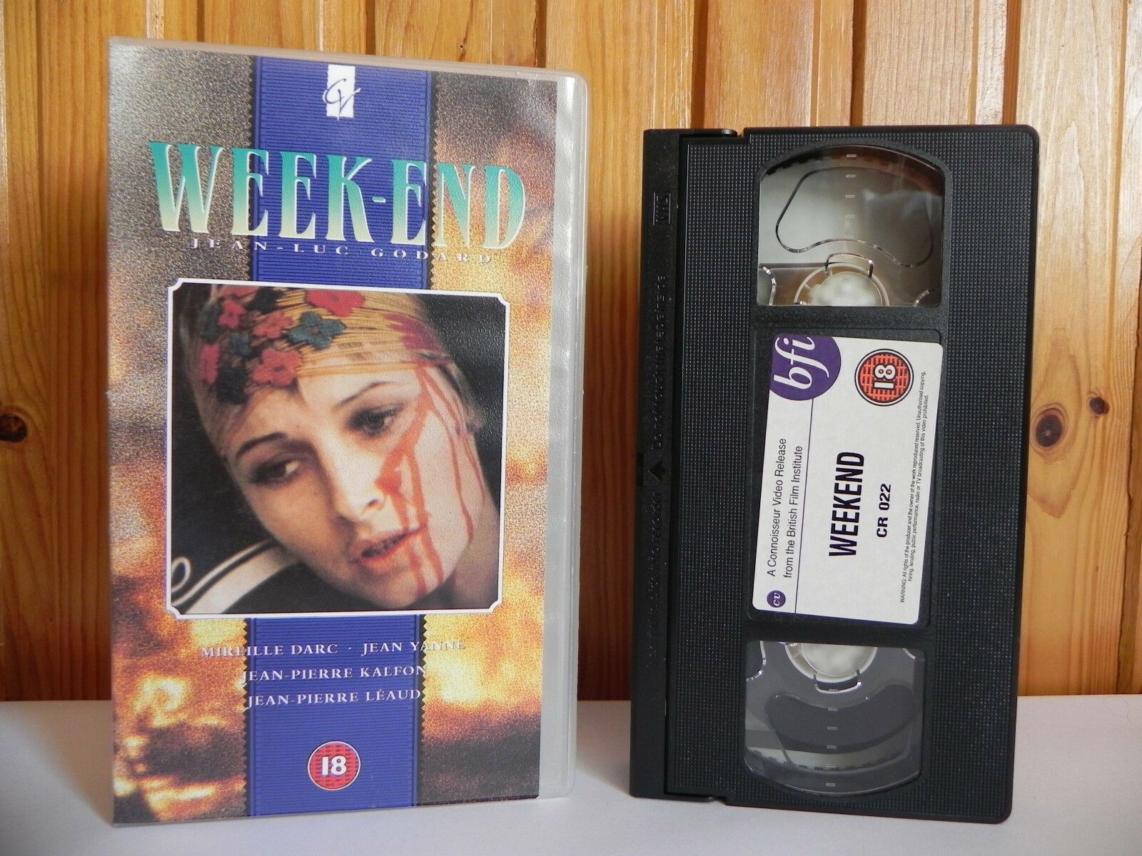 Week-End - Drama - Mireille Darc - Directed By Jean-Luc Godart - Pal VHS-