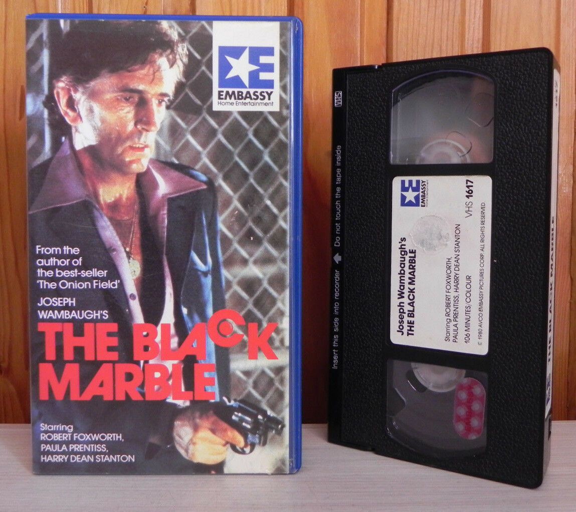 The Black Marble - Robert Foxworth - AVC Embassy - Action Drama - Pre Cert VHS-