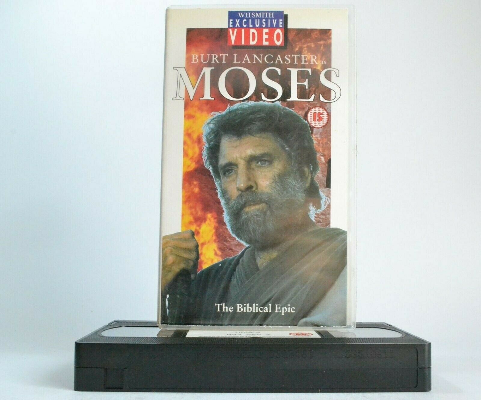 Moses (WH Smith Exclusive Video): Bibilical Epic Drama - Burt Lancaster - VHS-