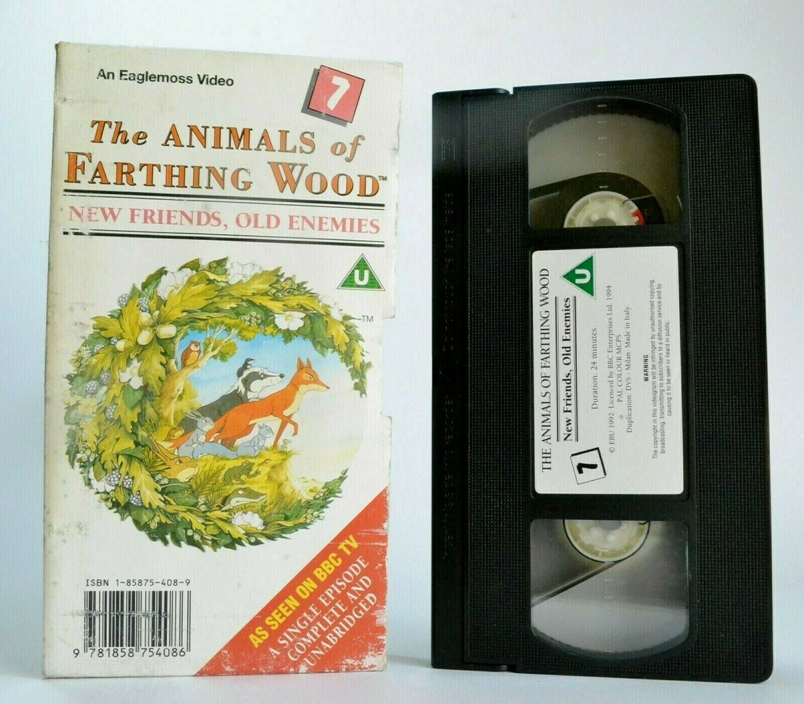 The Animal Of Farthing Wood: New Friends, Old Enemies - Animated - Kids - VHS-