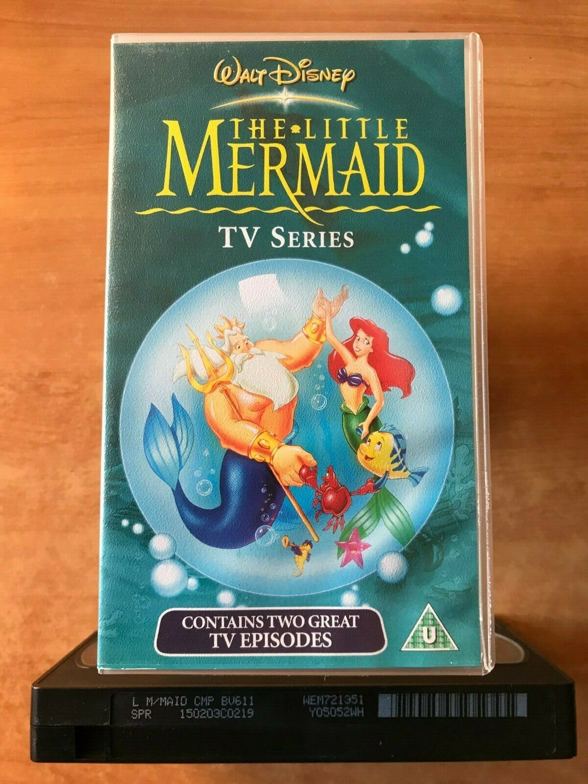 The Little Mermaid (TV Series): King Crab [Walt Disney] Animated - Kids - VHS-