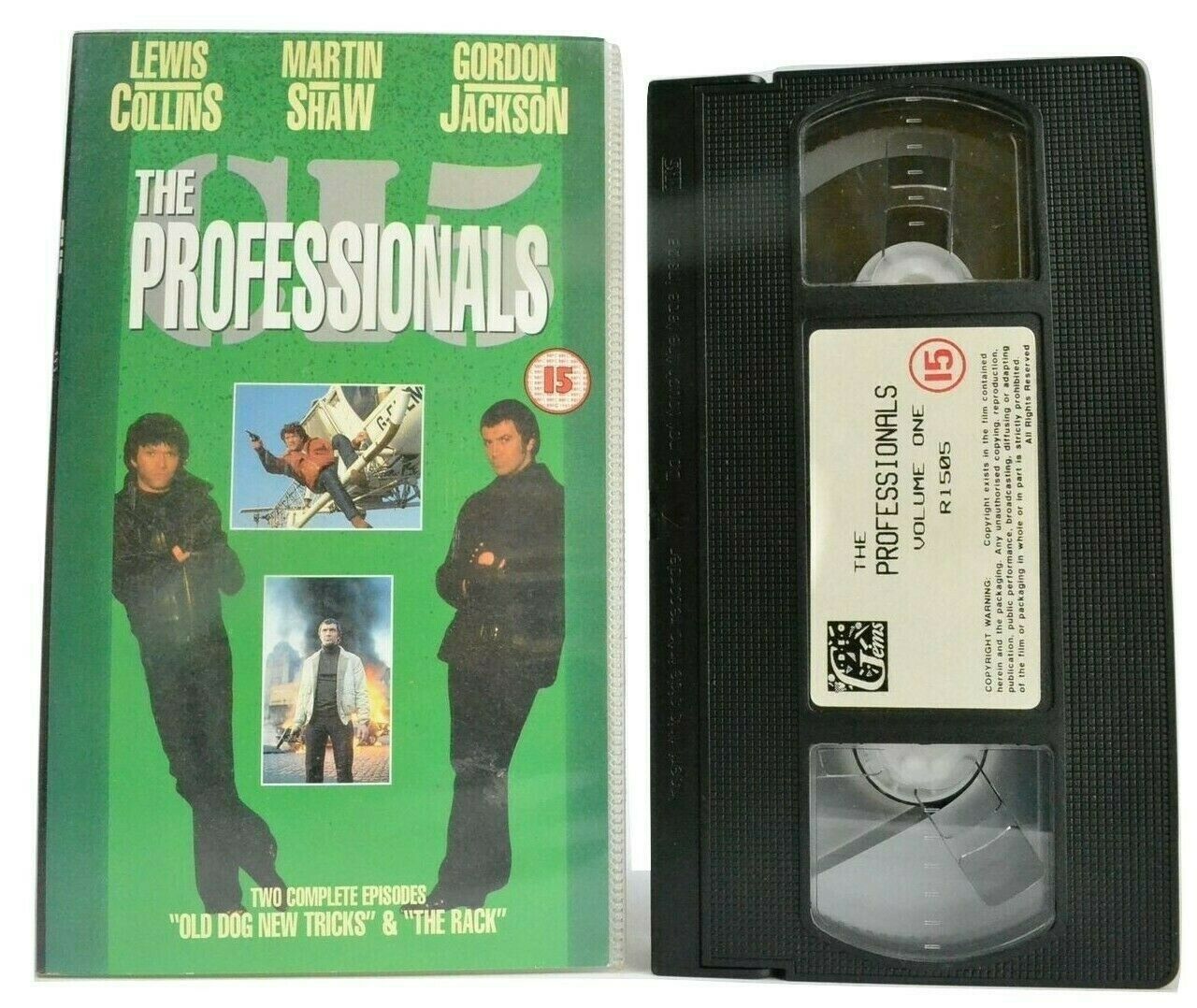 The Professionals (Vol.1); [Video Gems] Crime Action - Gordon Jackson - Pal VHS-