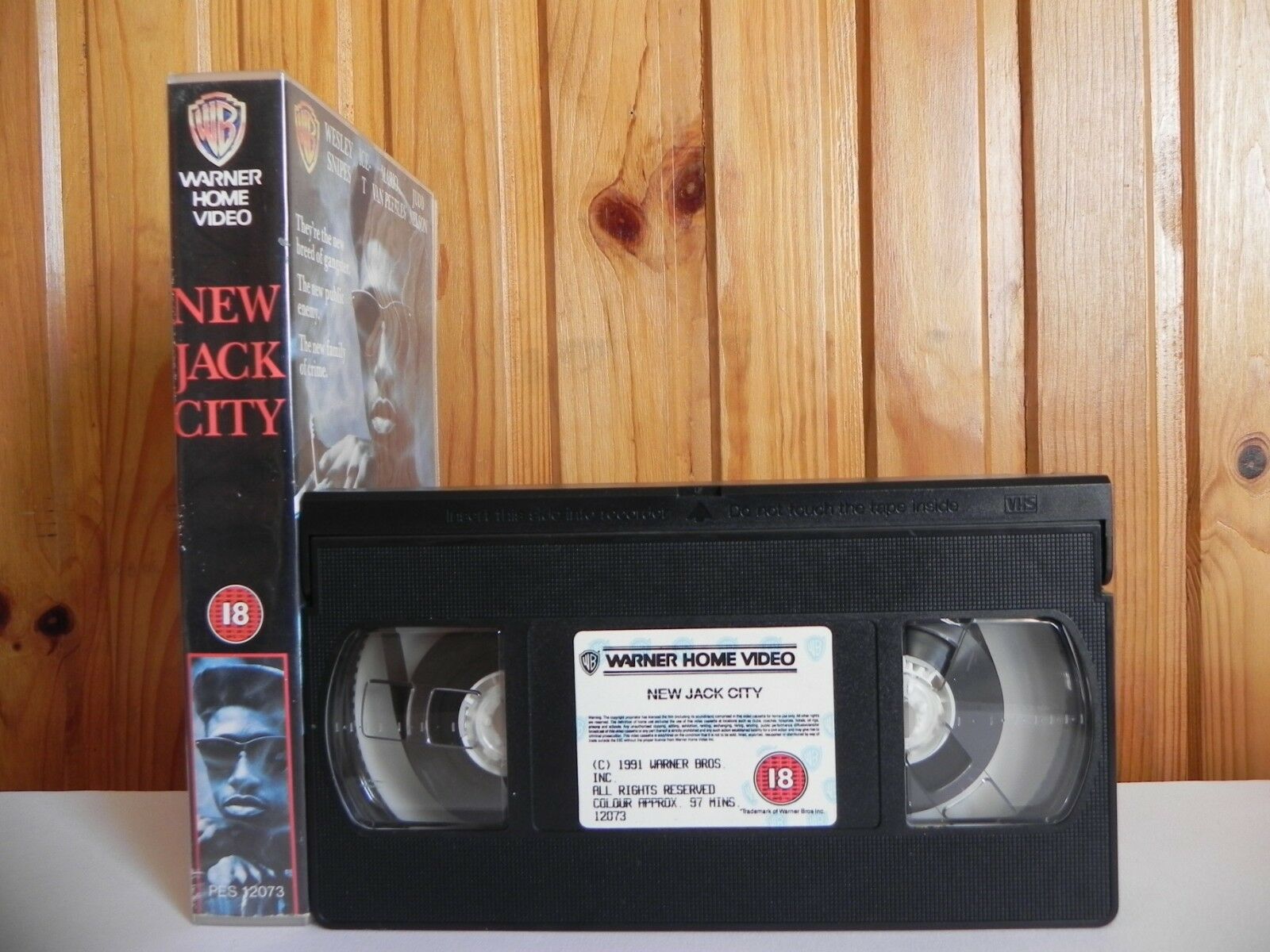 New Jack City - Warner Home - Action - Cert (18) - Wesley Snipes - Ice T - VHS-