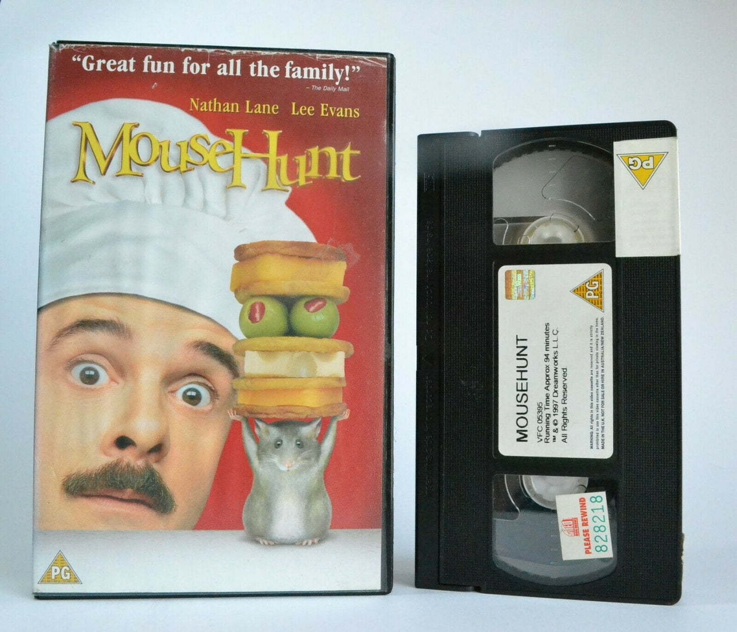 Mouse Hunt (1997): Dark Slapstick Comedy - Large Box Rental - N.Lane - Pal VHS-