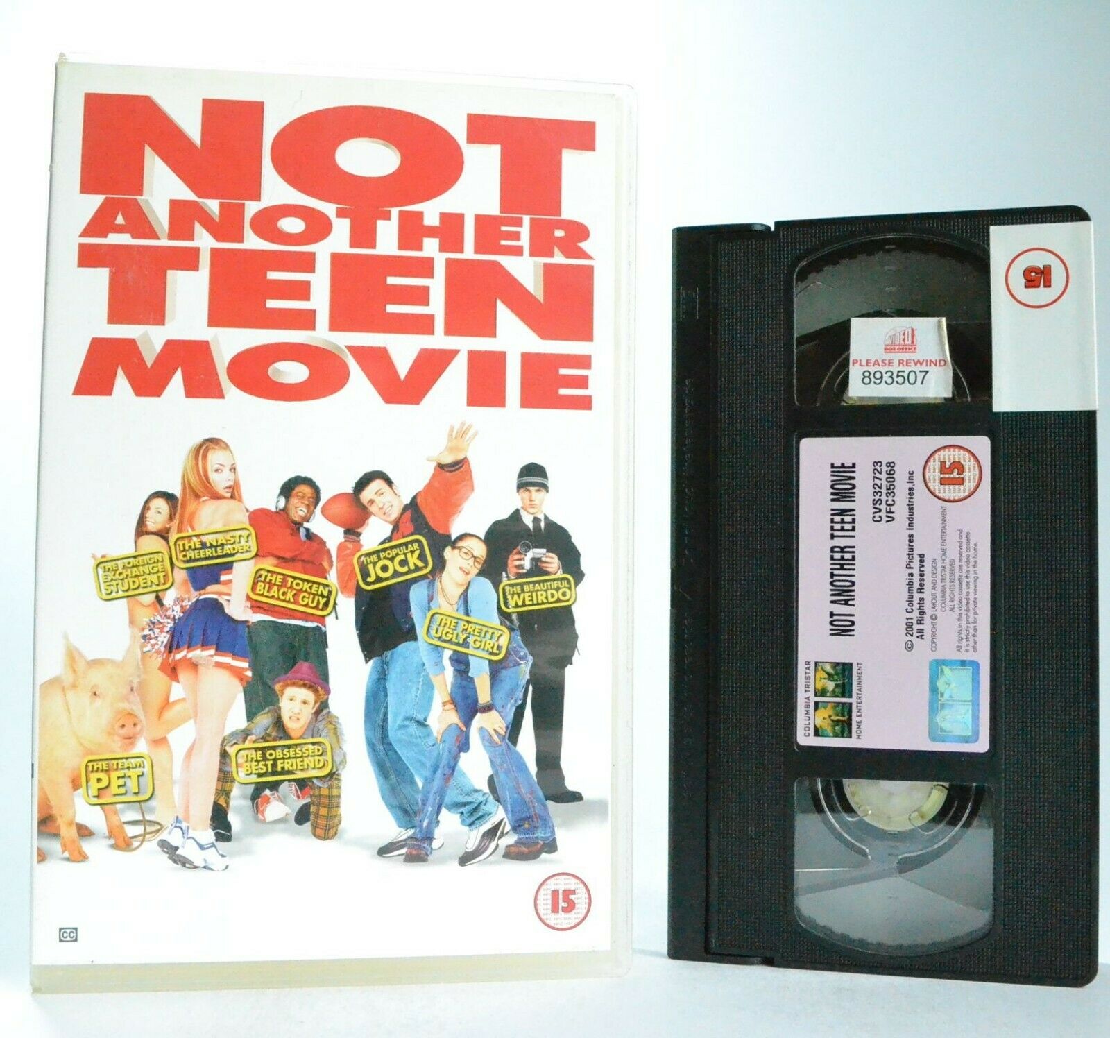 Not Another Teen Movie: Comedy (2001) - Large Box - Teen Movies Parody - Pal VHS-