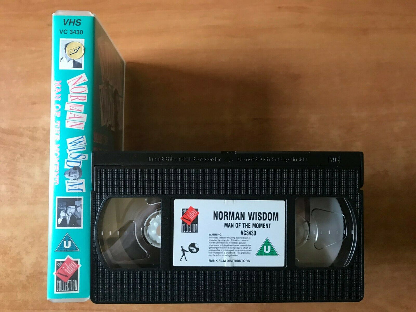 Man Of The Moment (1955) - Comedy - Norman Wisdom / Lana Morris - Pal VHS-