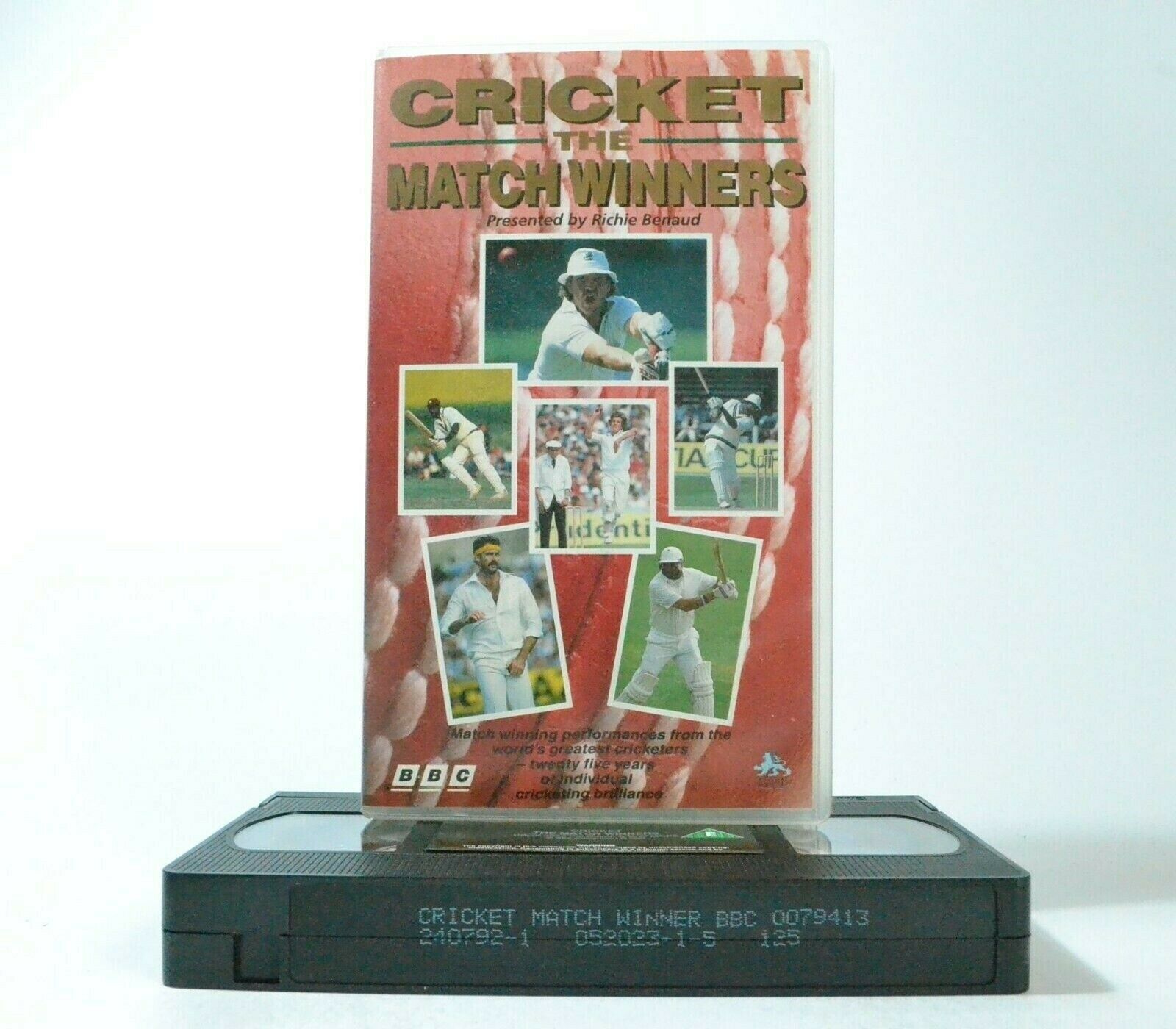 Cricket The Match Winner: By Richie Benaud - Botham, Hadlee, Gooch - Pal - VHS-