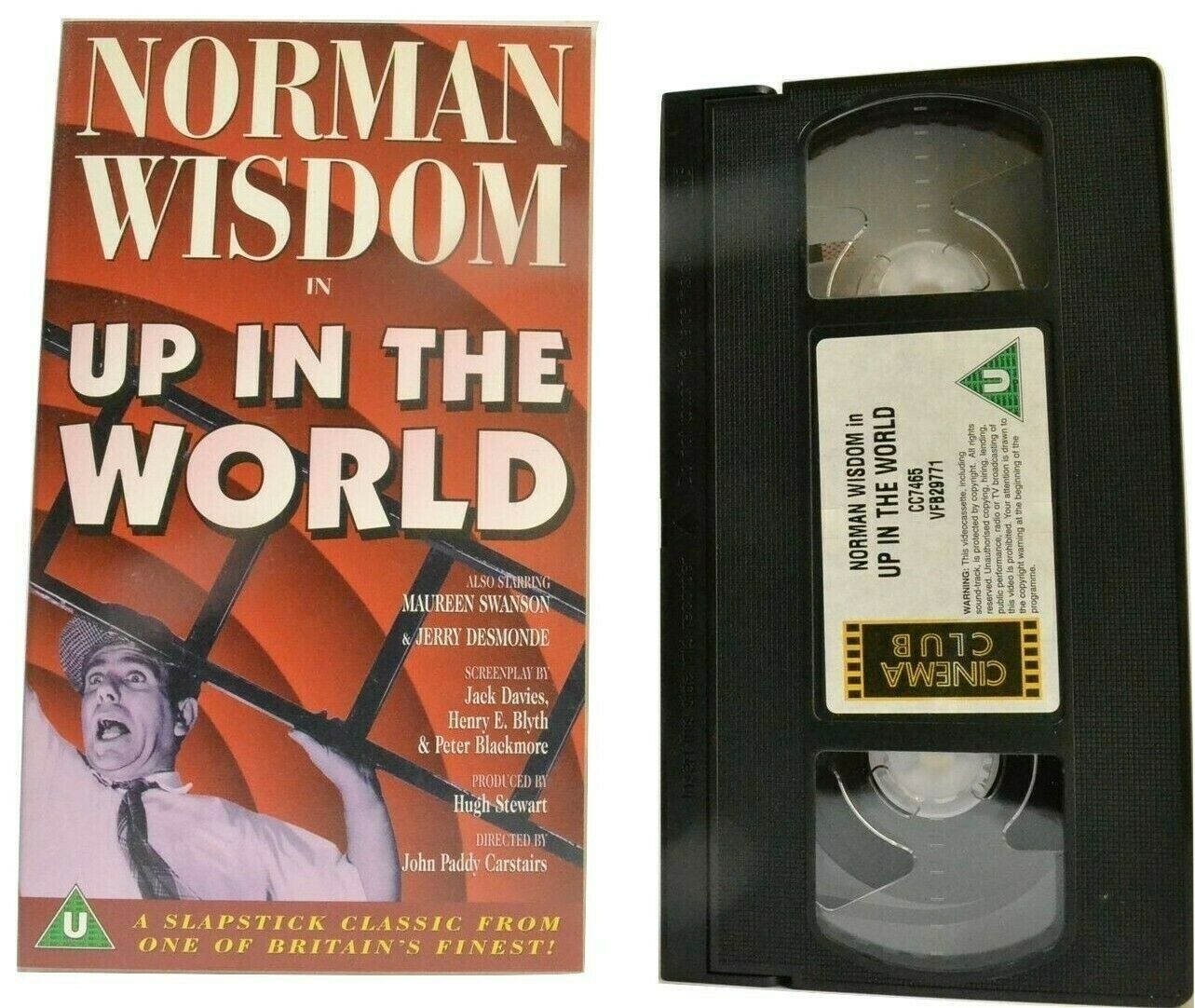 Up In The World (1956): Comedy - Norman Wisdom / Maureen Swanson - Pal VHS-