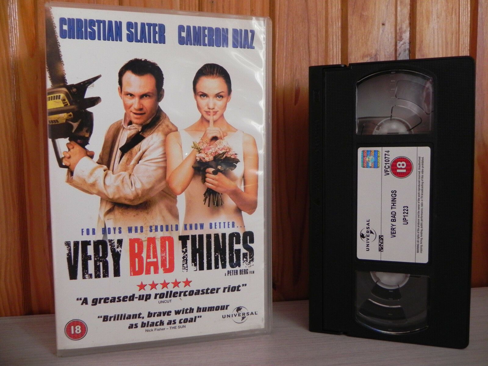 Very Bad Things - Big-Box - Universal - Action Ex-Rental - Diaz/Slater - PAL VHS-