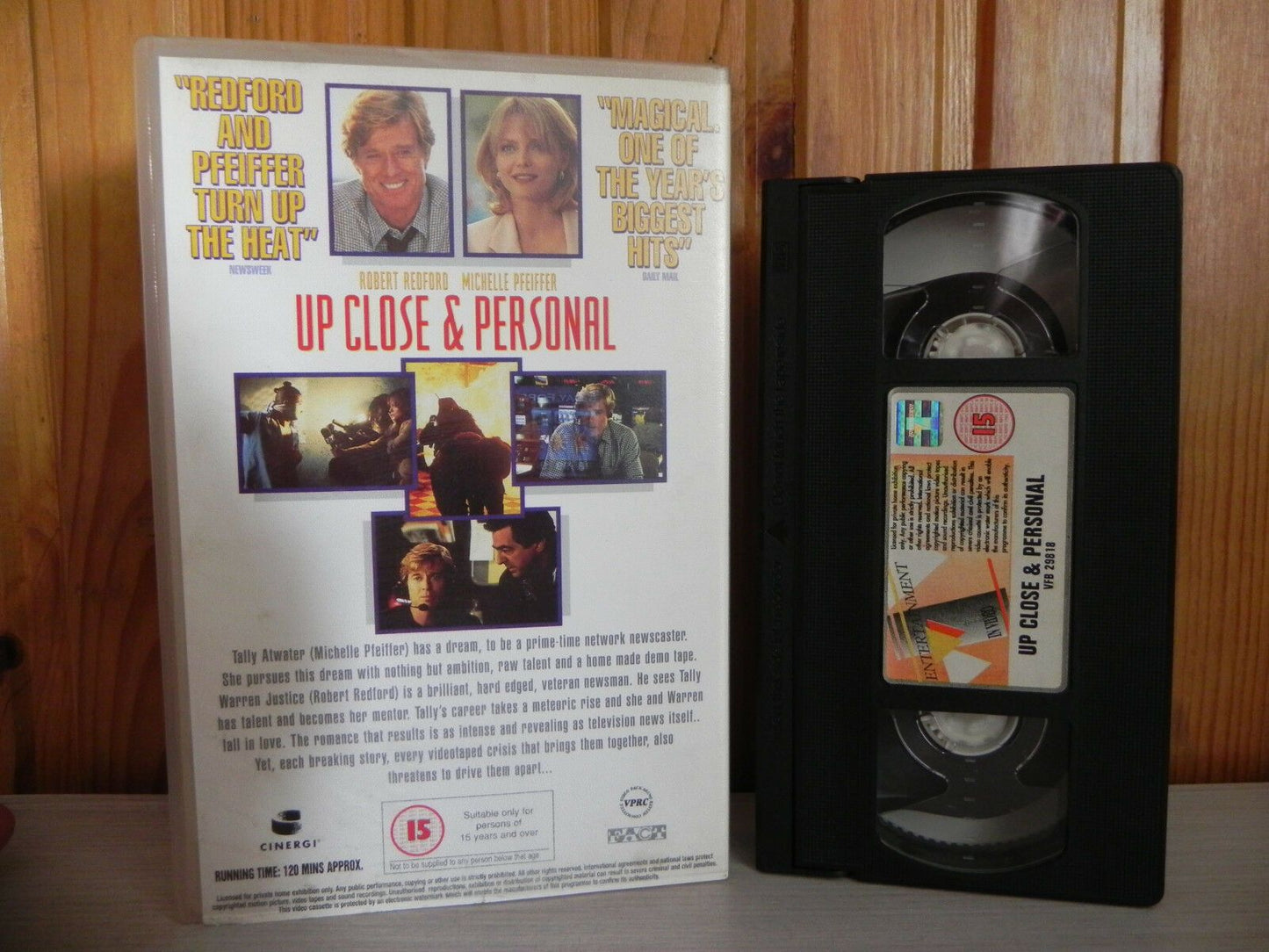 Up Close And Personal - "Celine Dion" Soundtrack - Drama - Redford - Pal VHS-