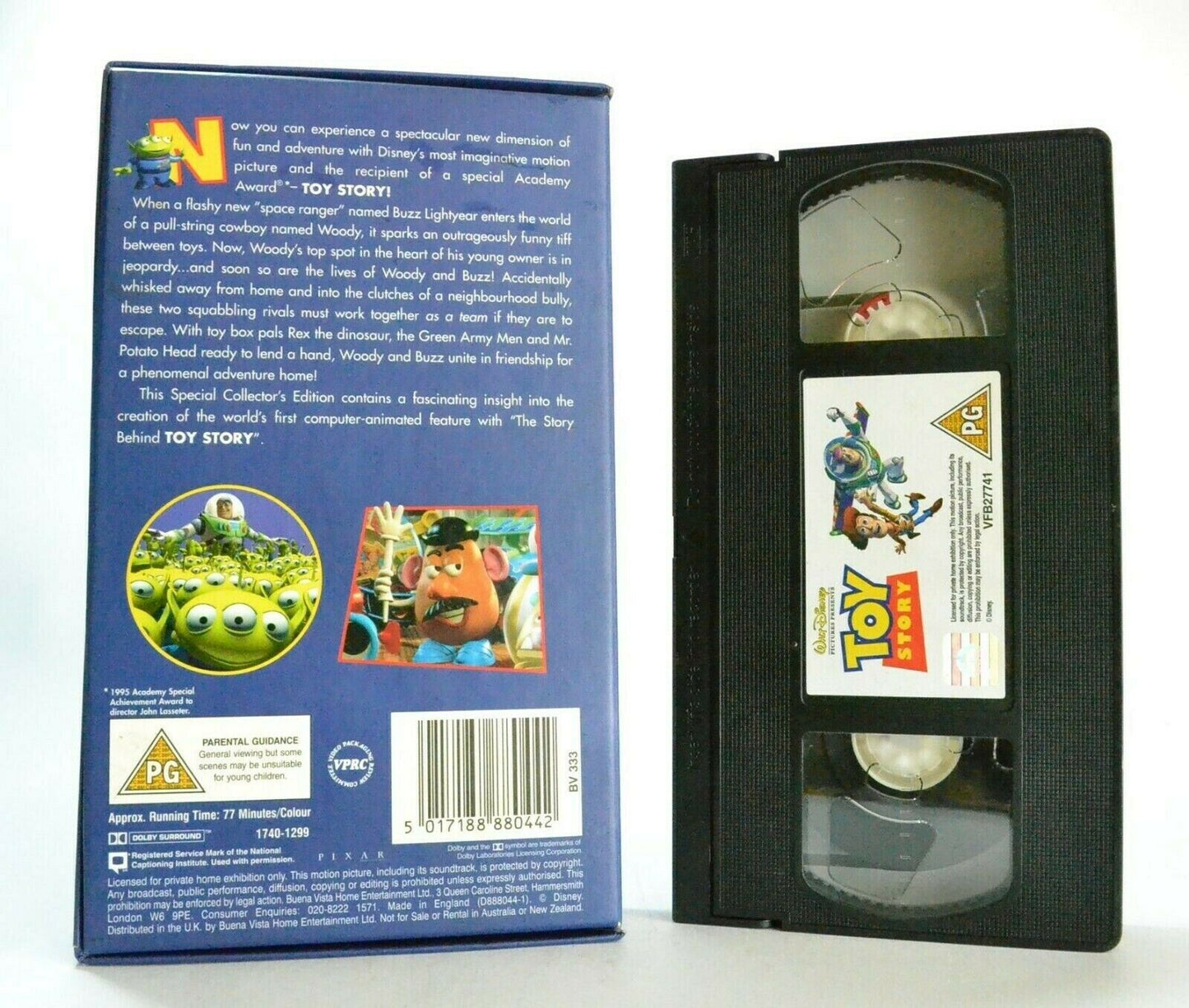 Toy Story: Special Collector's Edition - Disney/Pixar (1995) - Kids - Pal VHS-