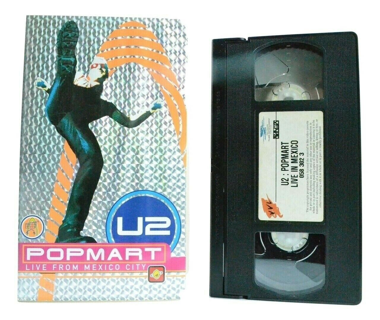 U2: Popmart - Live From Mexico City - Classic Rock Band - Bono - Music - Pal VHS-