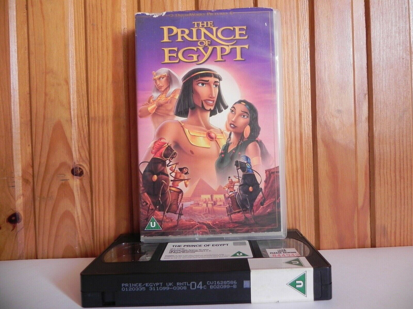 The Prince Of Egypt - Large Box - DreamWorks - Animated - Children's - Pal VHS-