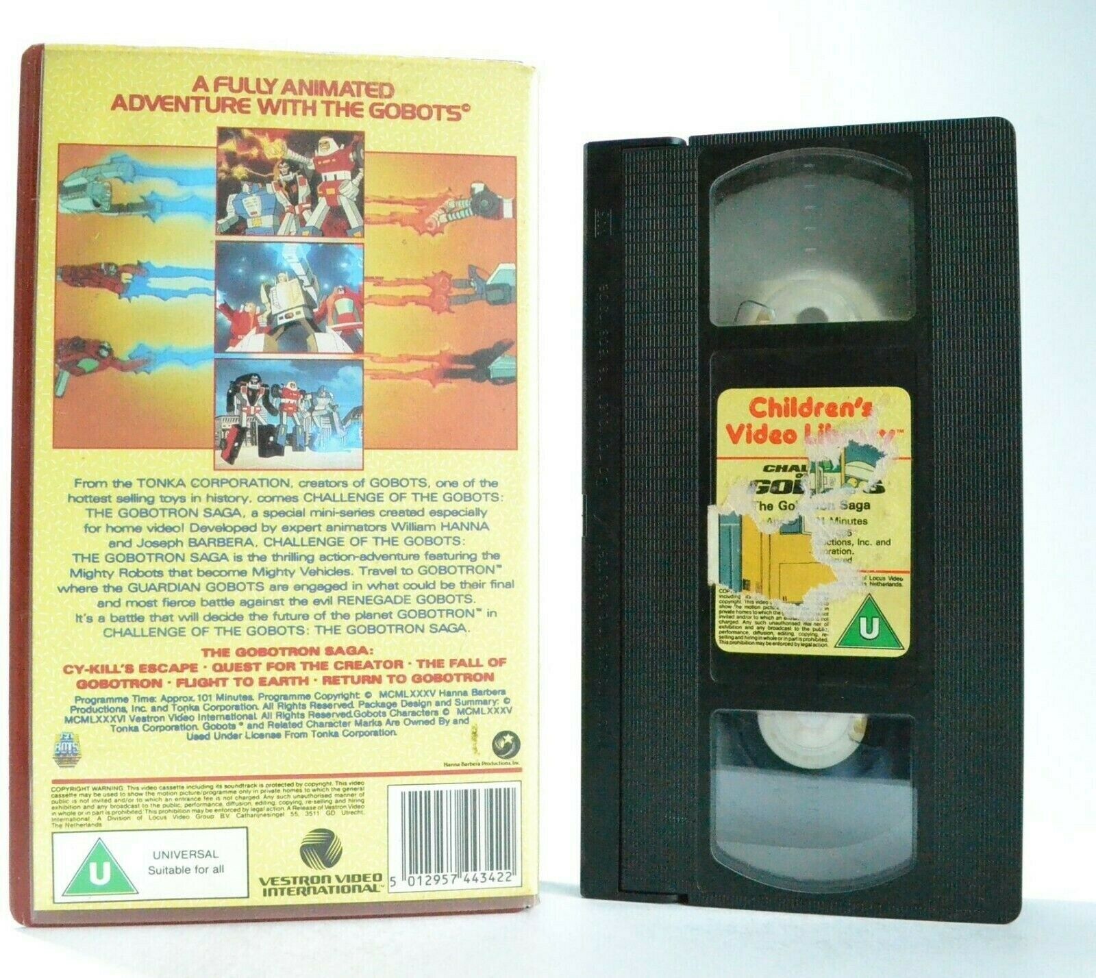 Challenge Of The Gobots: The Gobotron Saga - Action Adventures - Kids - Pal VHS-