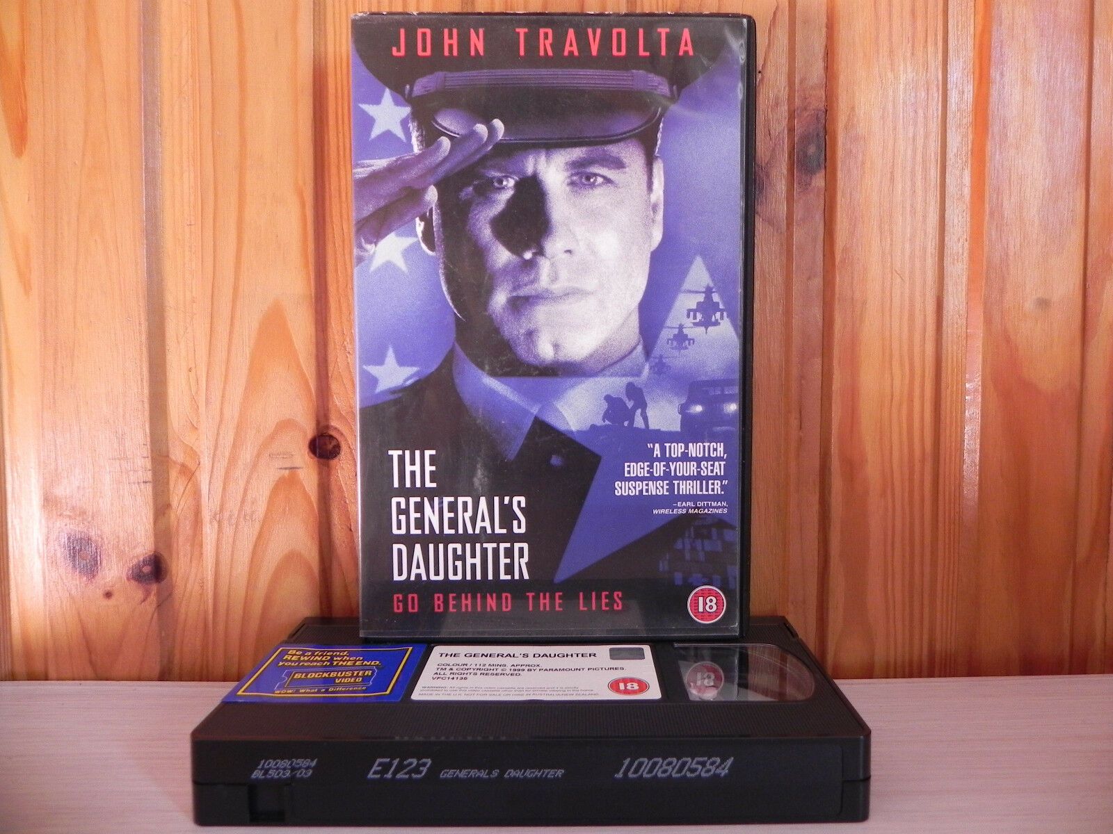 THE GENERALS DAUGHTER - 1999 Ex-Rental - Travolta - Suspense Thriller - VHS-