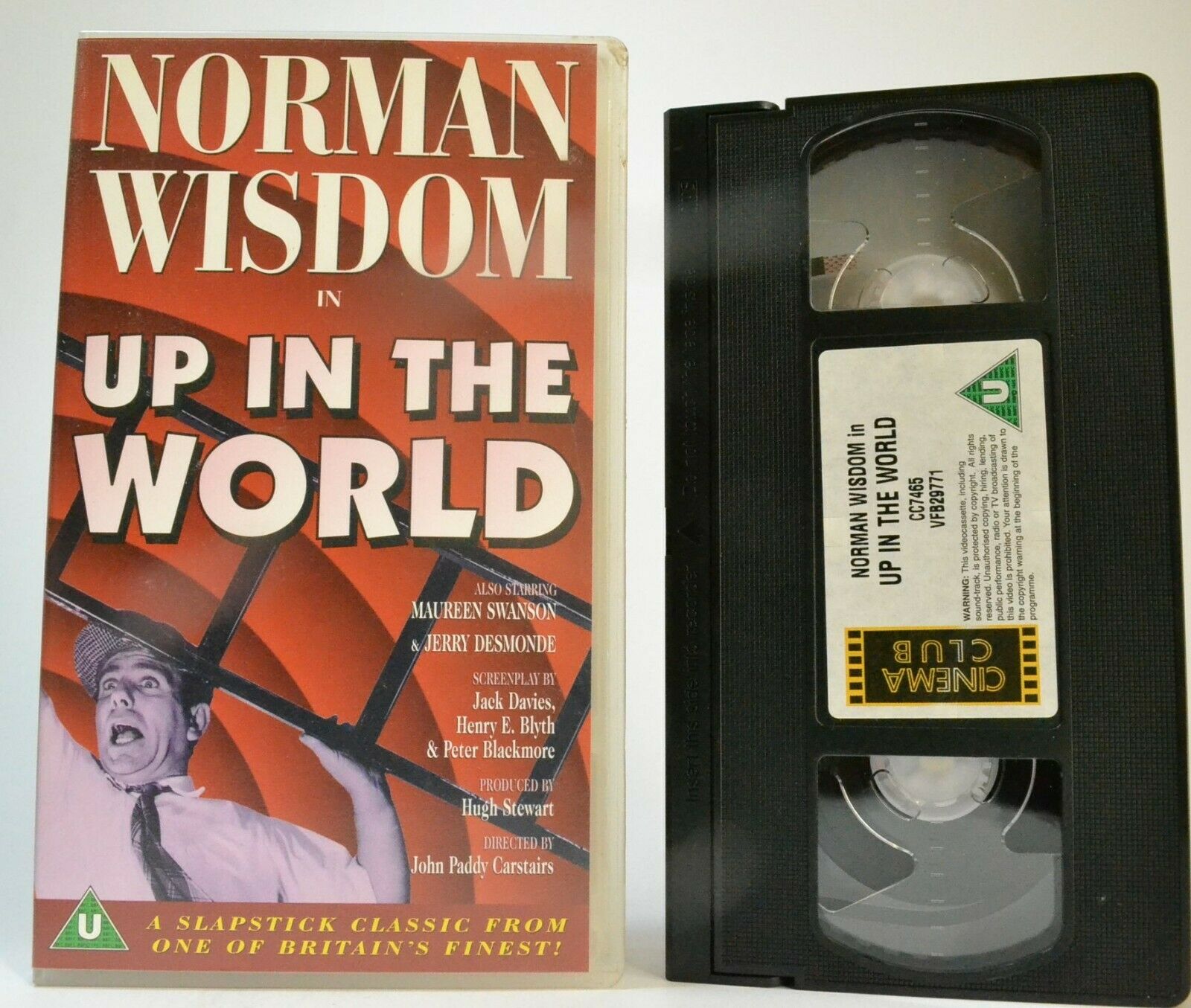 Up In The World (1956): Comedy - Norman Wisdom / Maureen Swanson - Pal VHS-