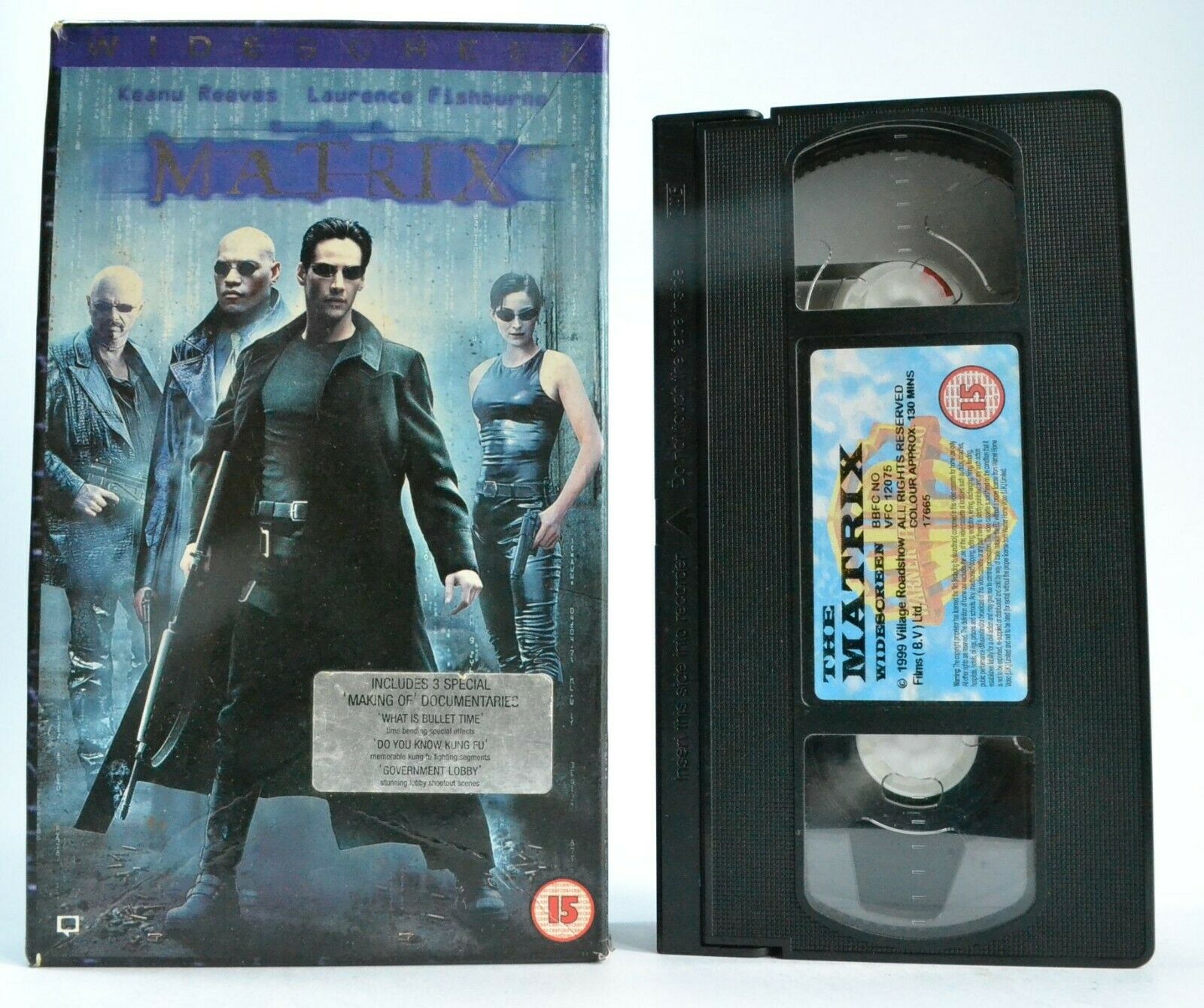 The Matrix (1999) - <<Widescreen>> - Sci-Fi Action - [Keanu Reeves] - Pal VHS-