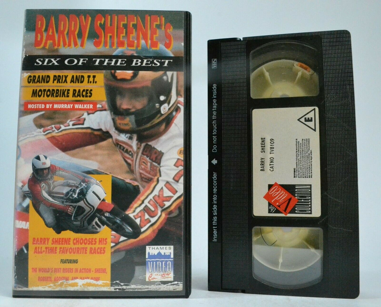 Barry Sheene: Six Of The Best [Murray Walker] Motorbike Champion - Sports - VHS-