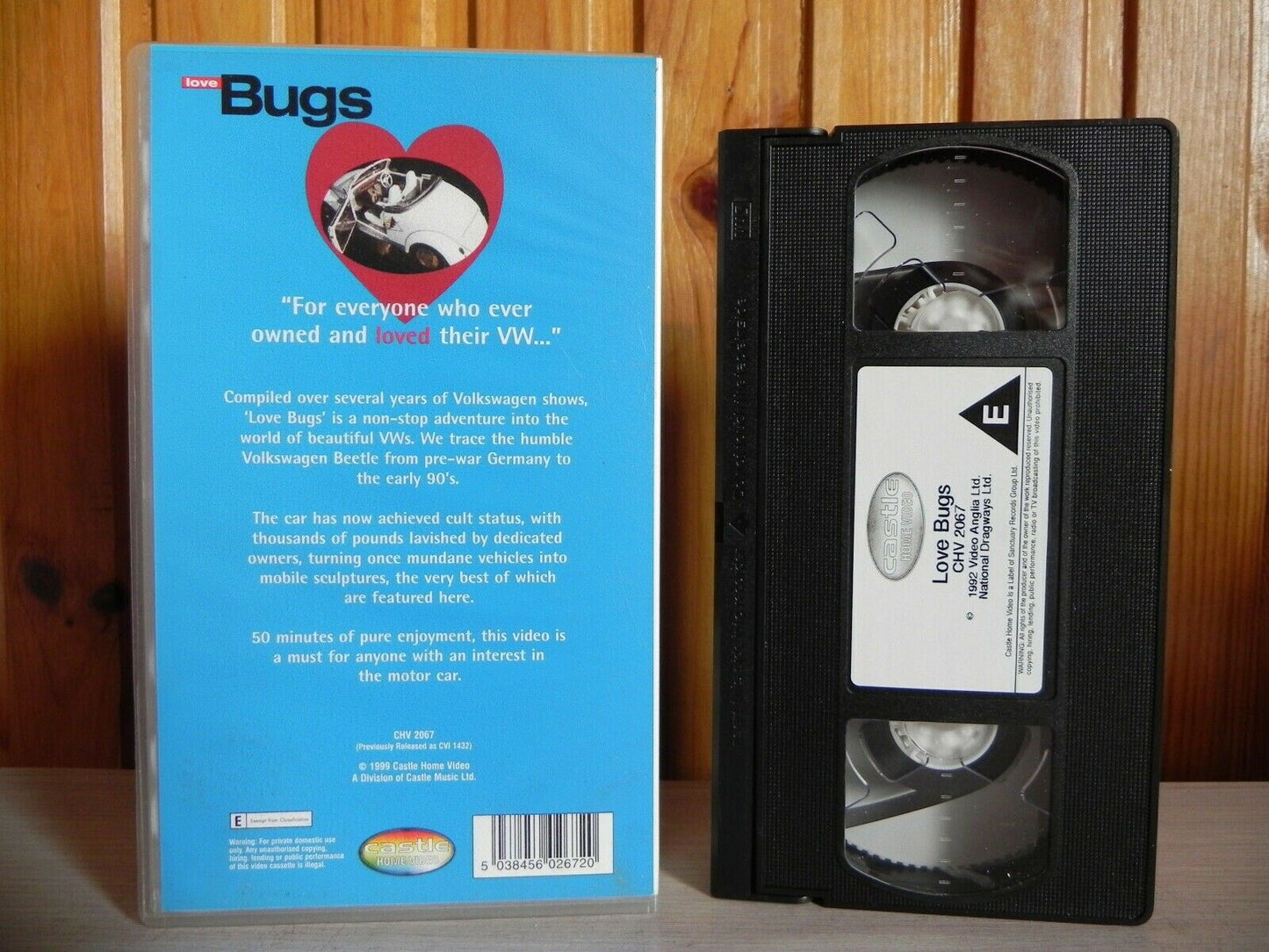 Love Bugs - The Volkswagen Love Affair - VW Beetle - Motor Cars - VHS-