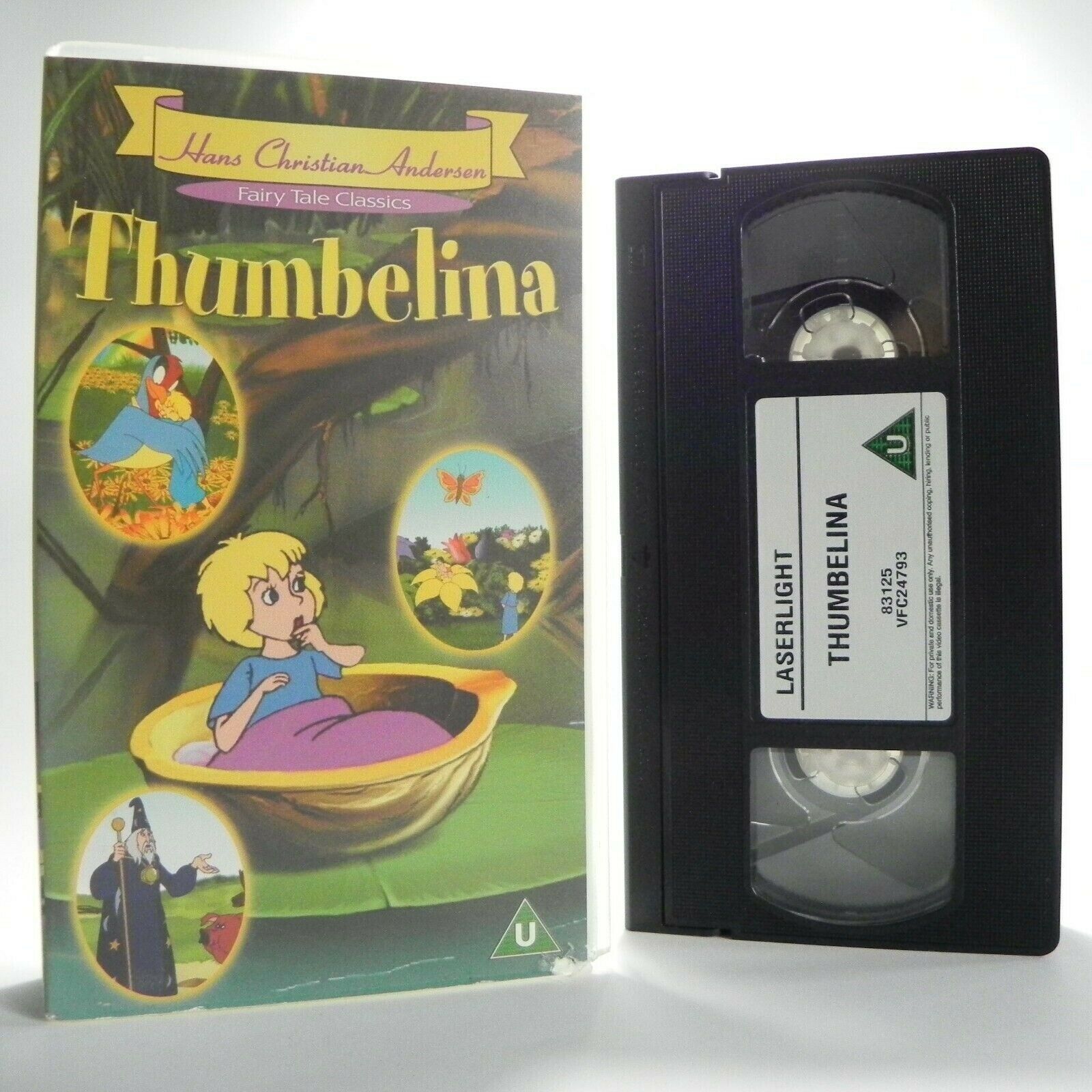 Thumbelina: By H.C.Andersen - Fairy Tale Classics - Animated - Children's - VHS-